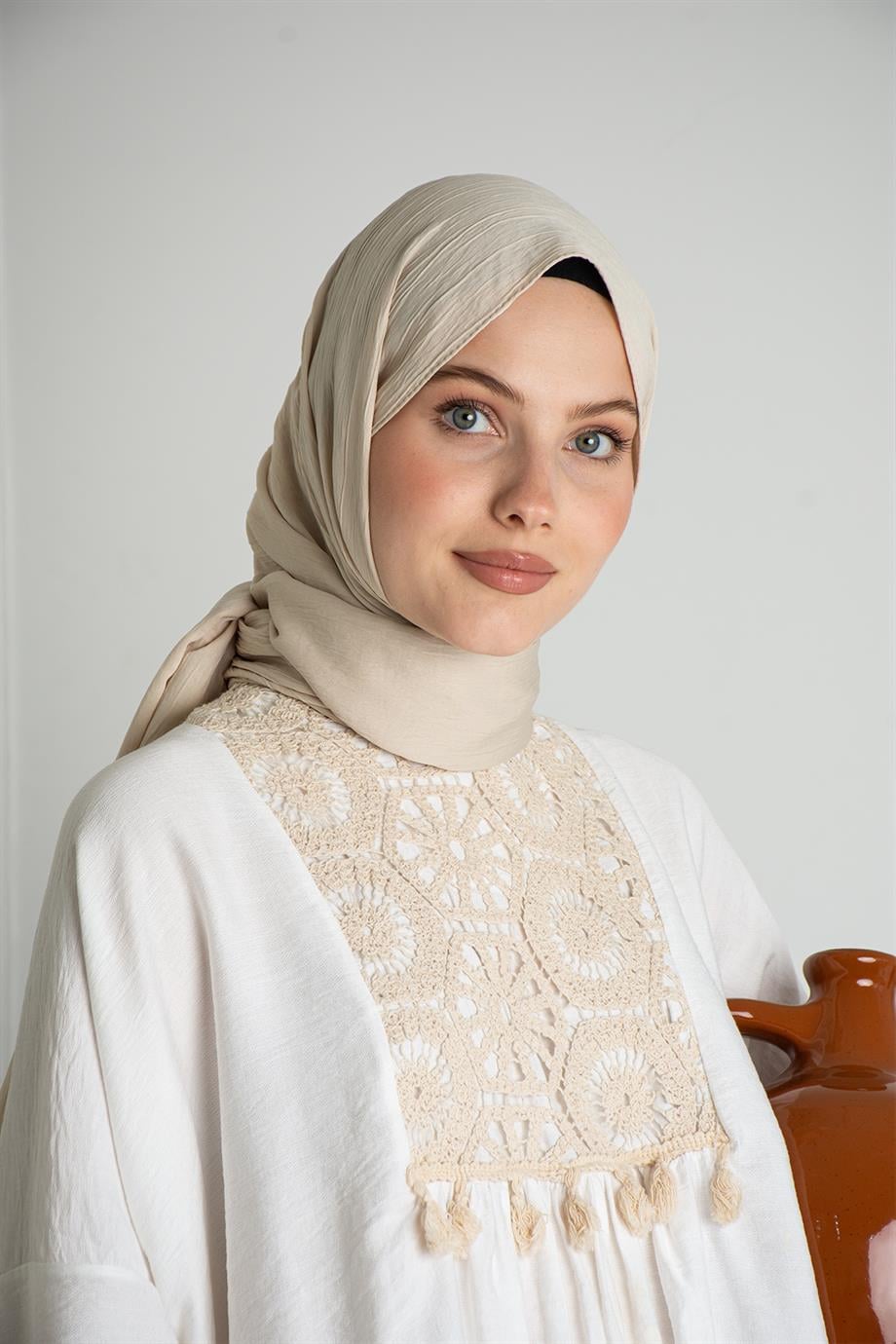 Comfort Kırinkıl Şal Bej