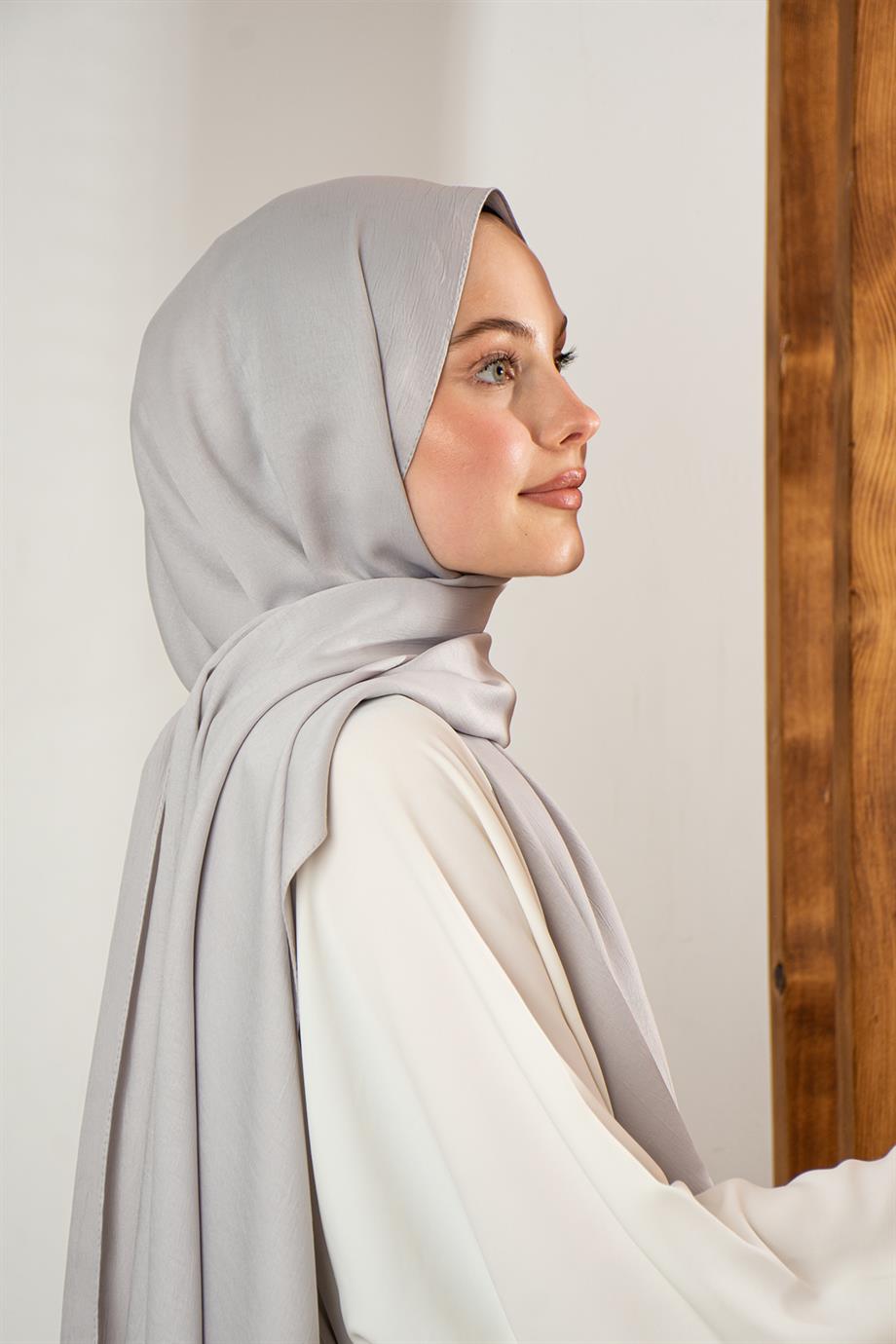 Comfort Kırinkıl Şal Gümüş