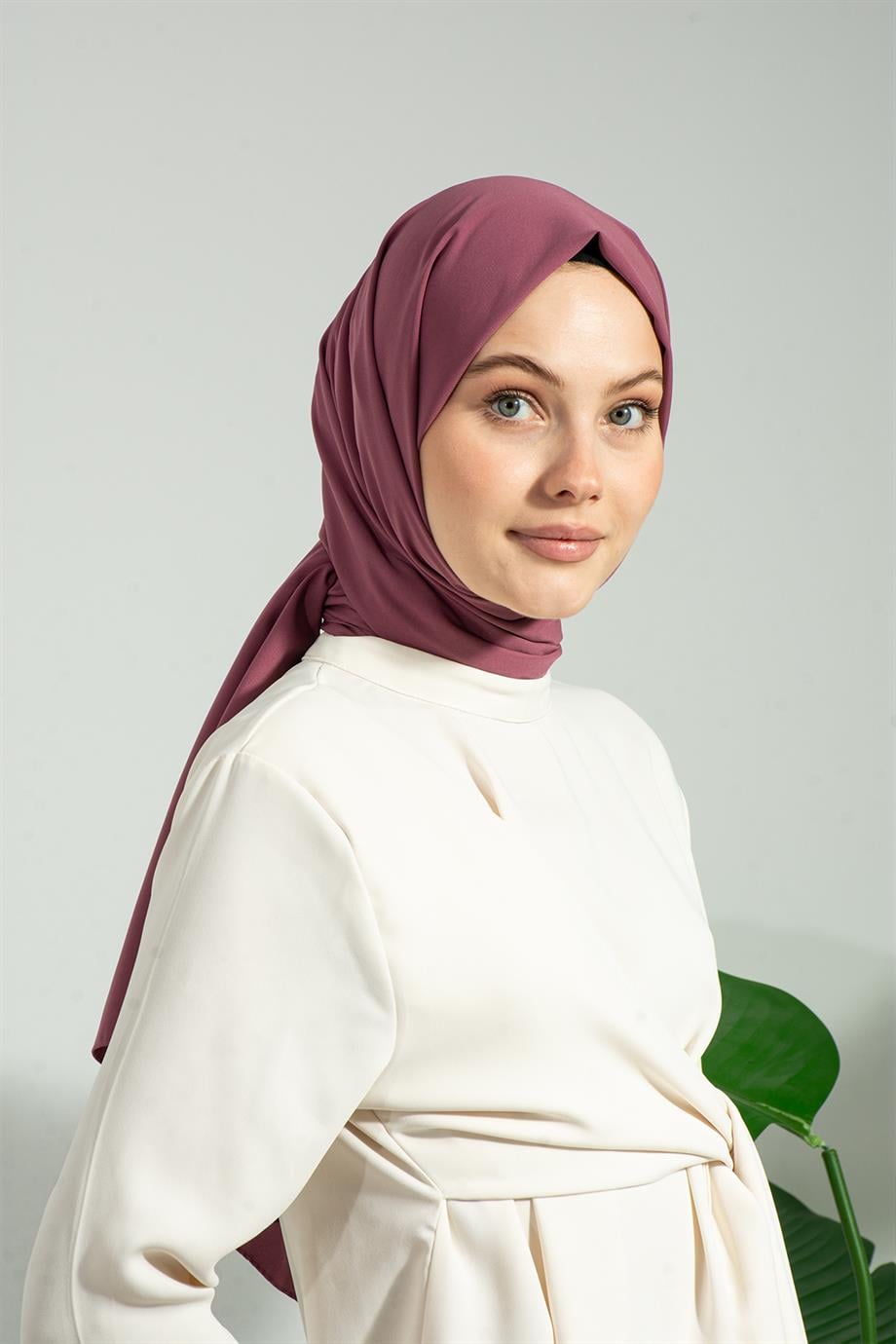 Medine İpeği Şal Şeker Pembesi