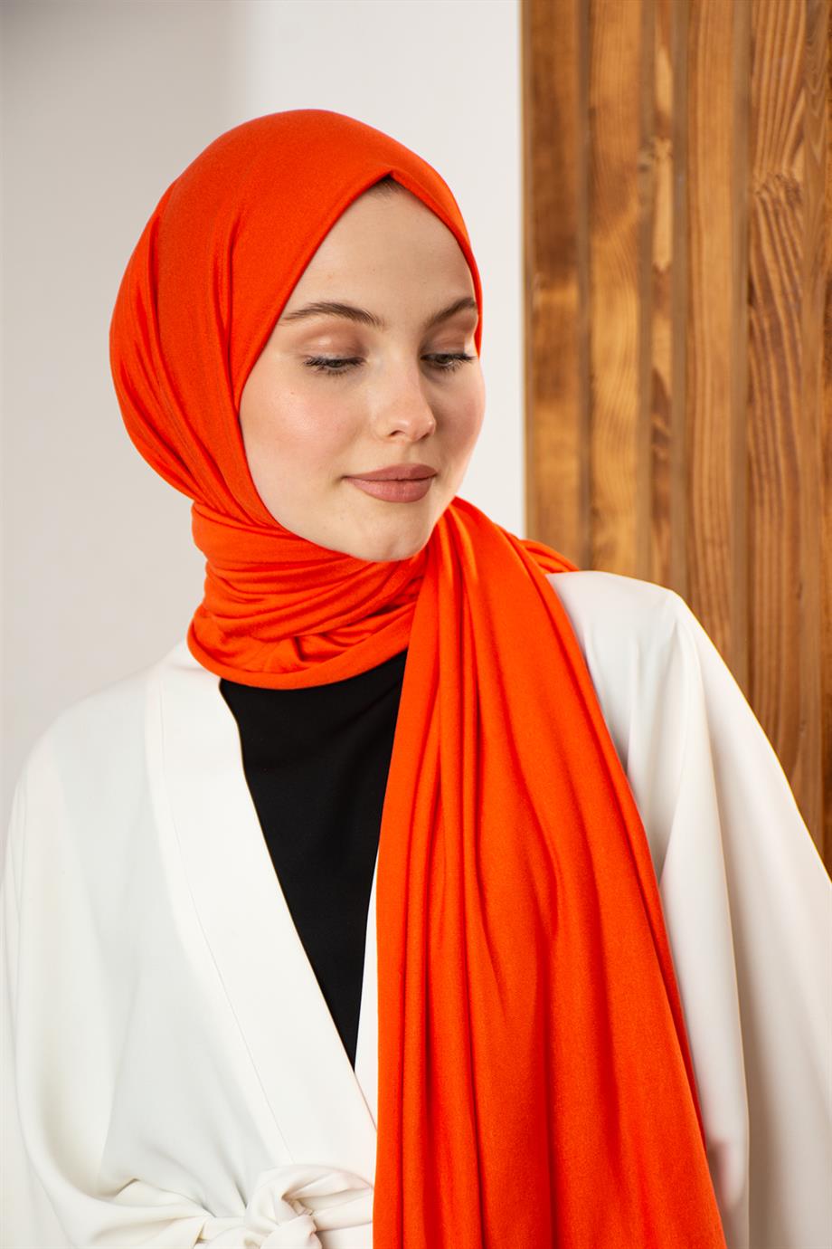 Premium Penye Şal Turuncu
