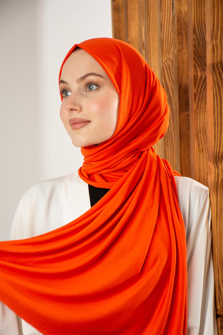 Premium Penye Şal Turuncu