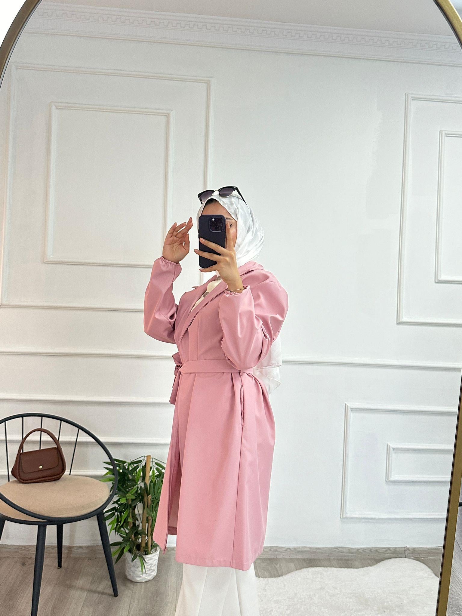 Trençkot Pembe