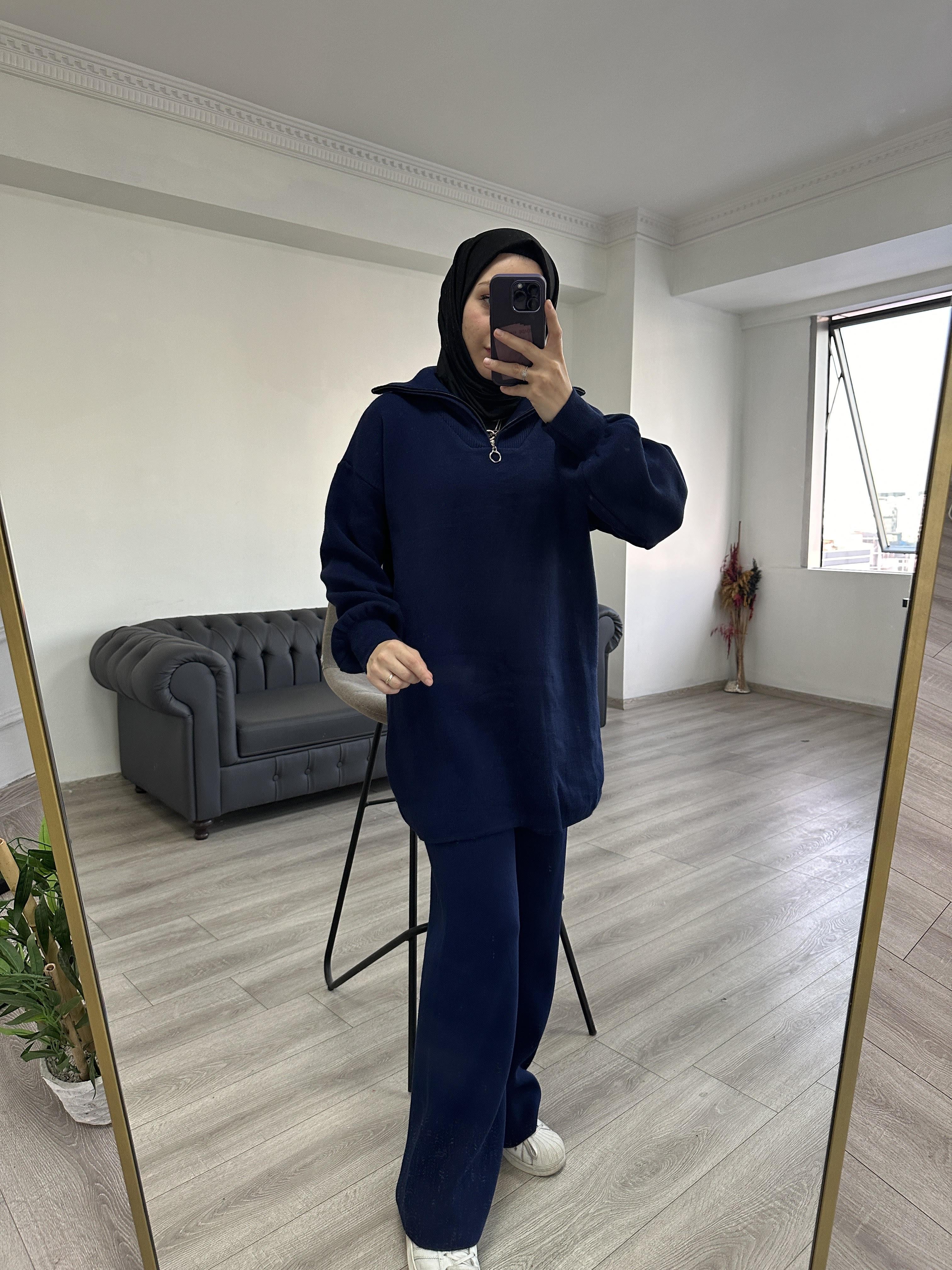 Triko Takım Düz Lacivert
