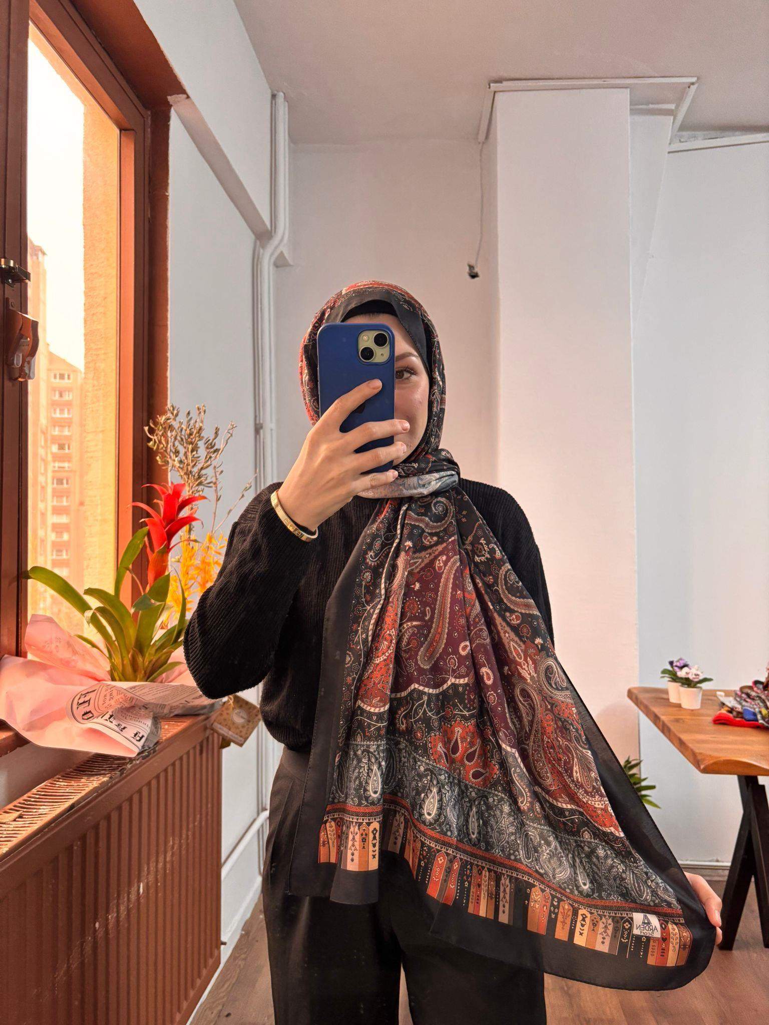 Vera Desen Soft Şal Siyah