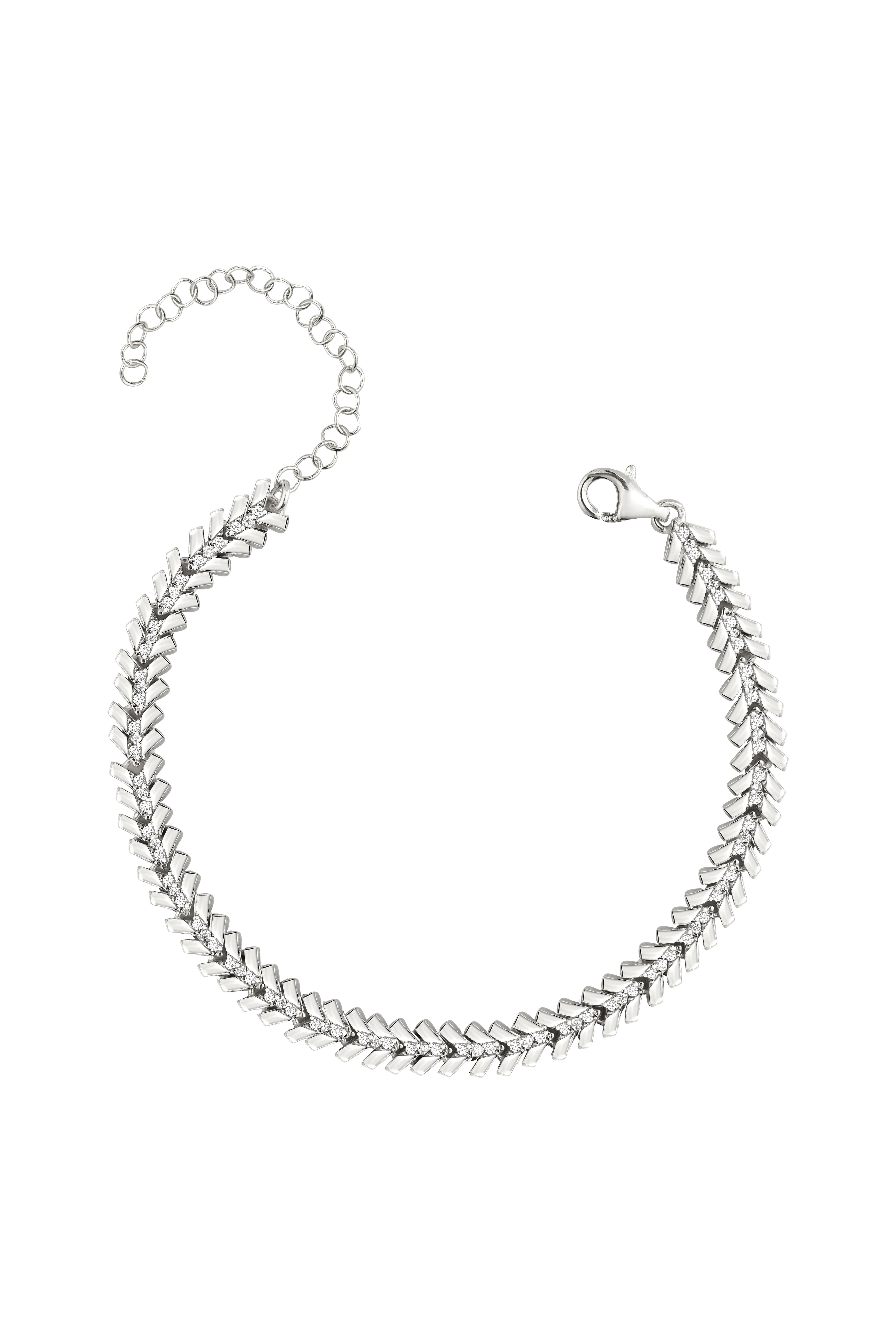 925 I SİLVER FOCUS RUBY BİLEKLİK