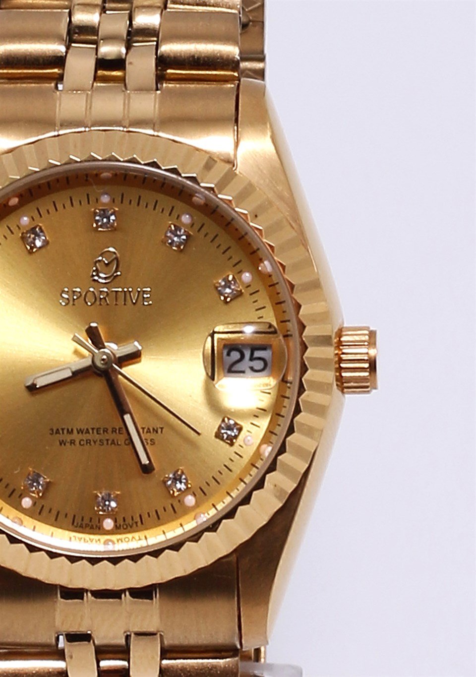 Altın Sarısı Renkli Kadranı Altın Sarısı Çelik Saat