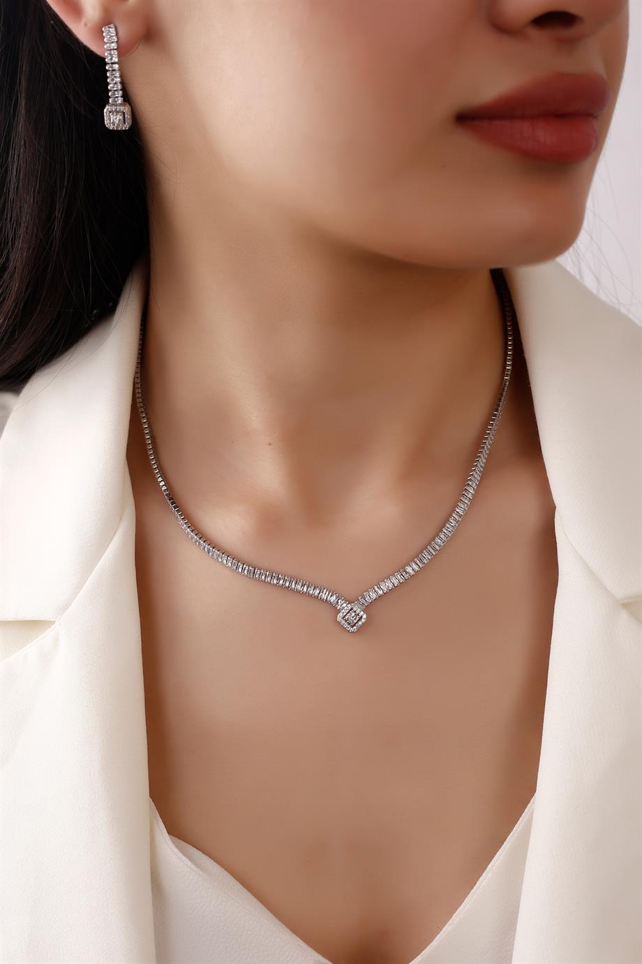 Anasios Kolye - Küpe Set 