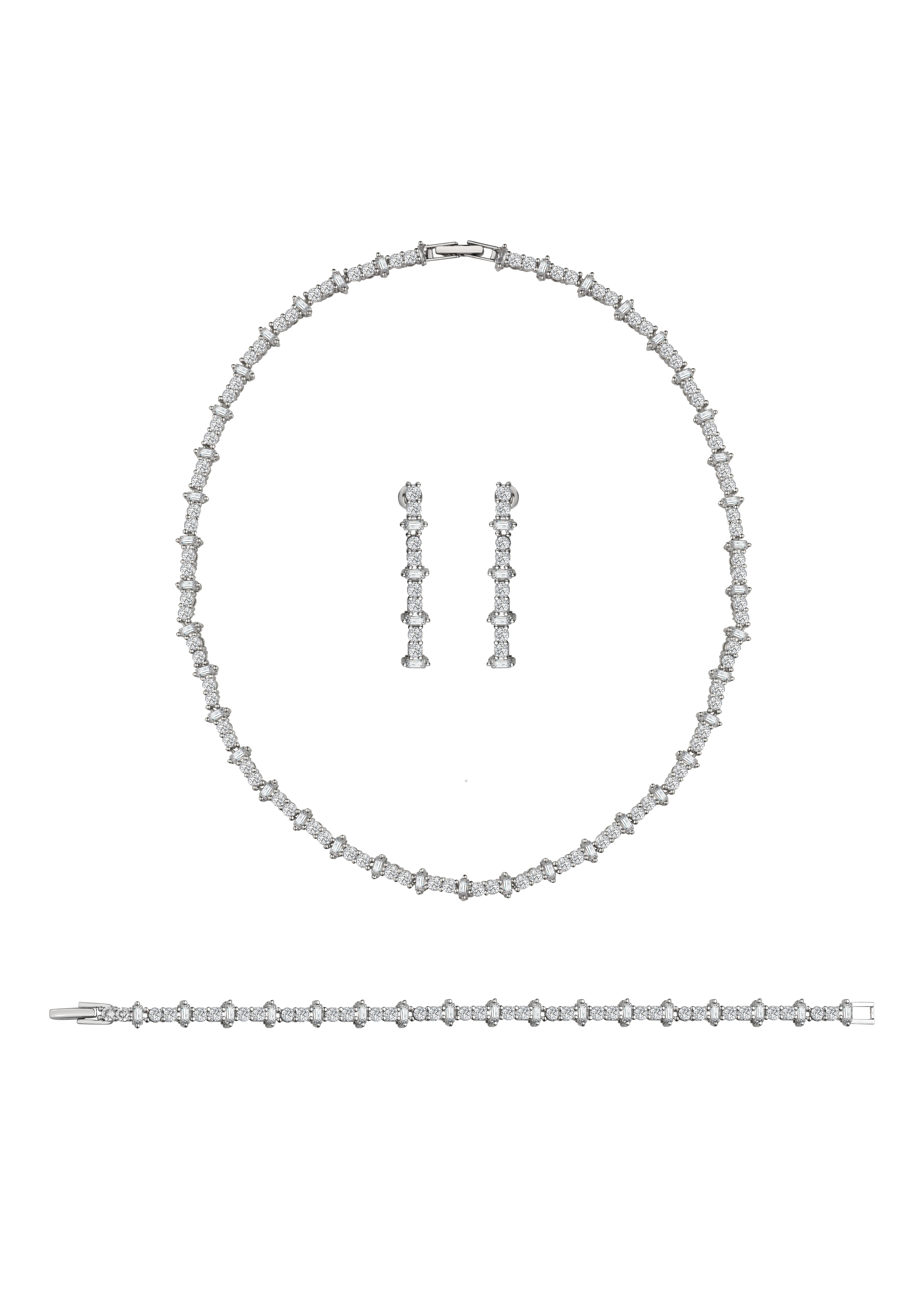 FERİXA KOLYE - KÜPE - BİLEKLİK SET