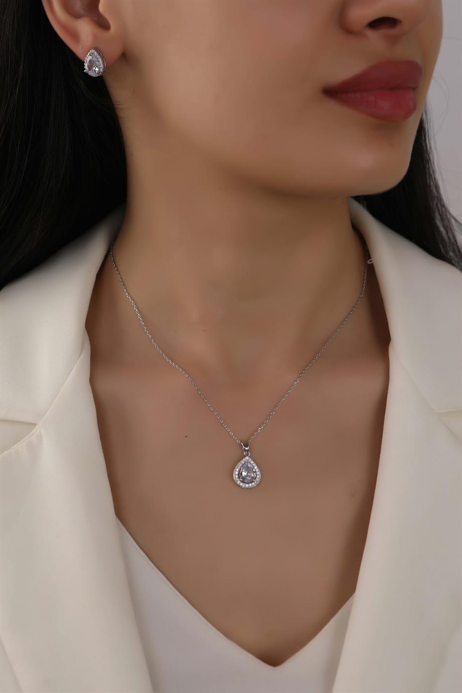 Kleopatra Kolye - Küpe Set