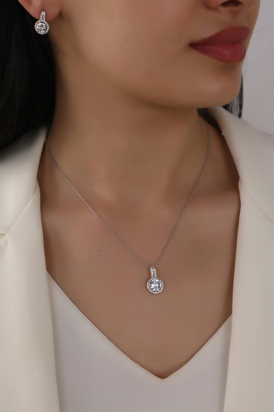 Princess Kolye - Küpe Set