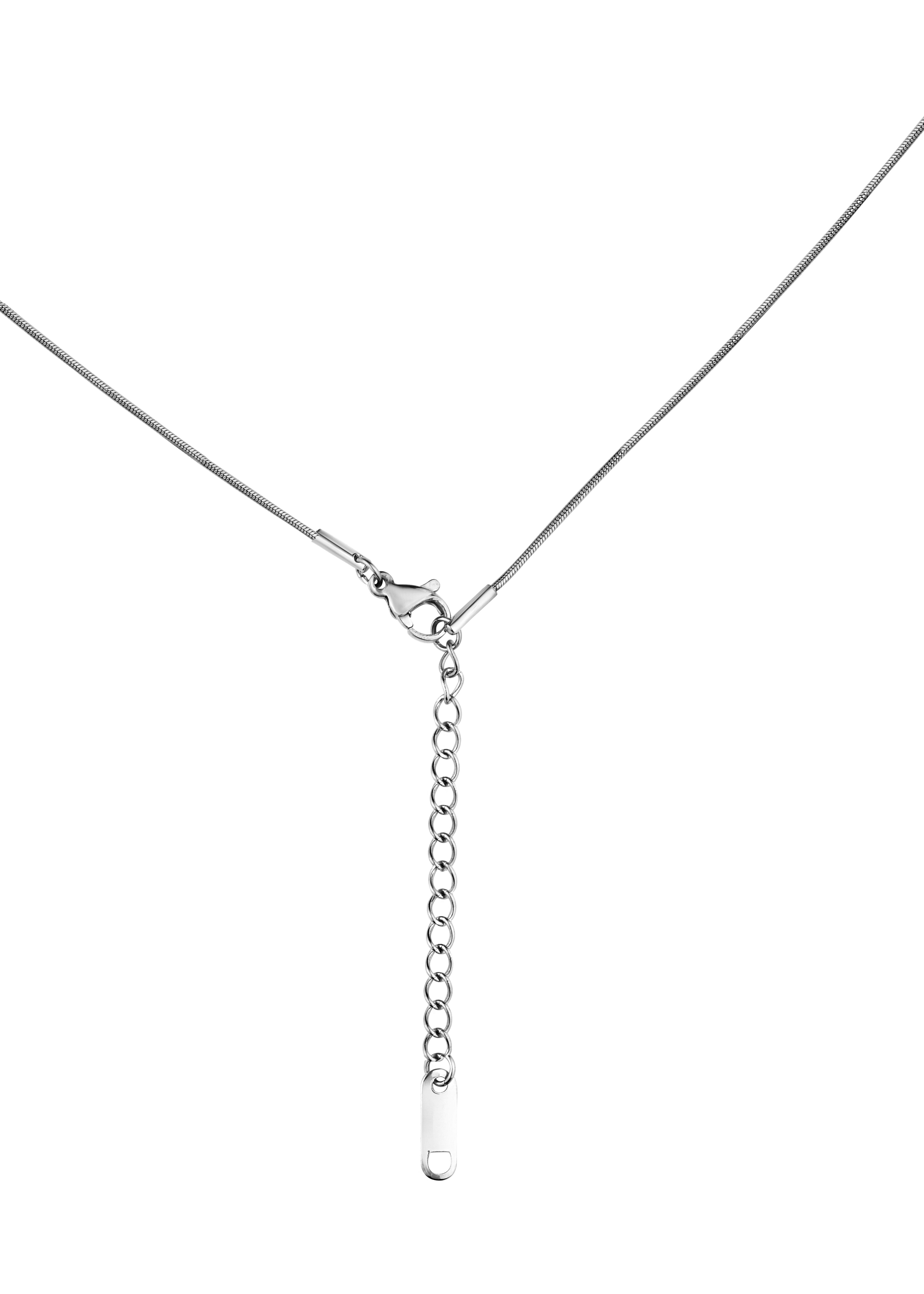 SİLVER SWİRL KOLYE