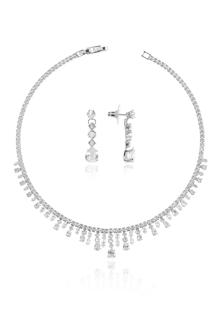 Simya Kolye - Küpe Set