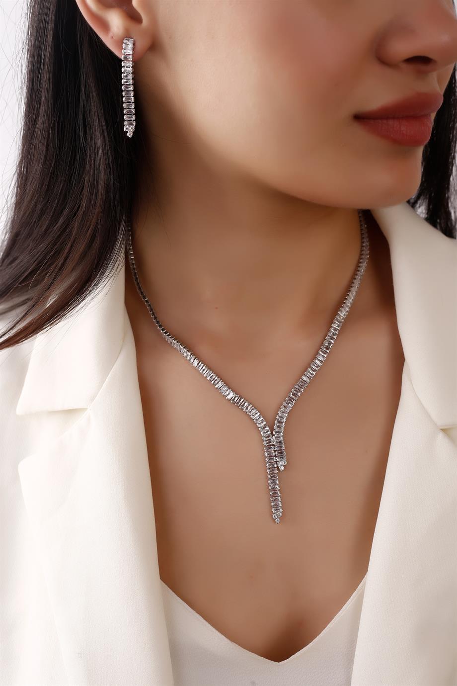 Suqau Kolye - Küpe Seti