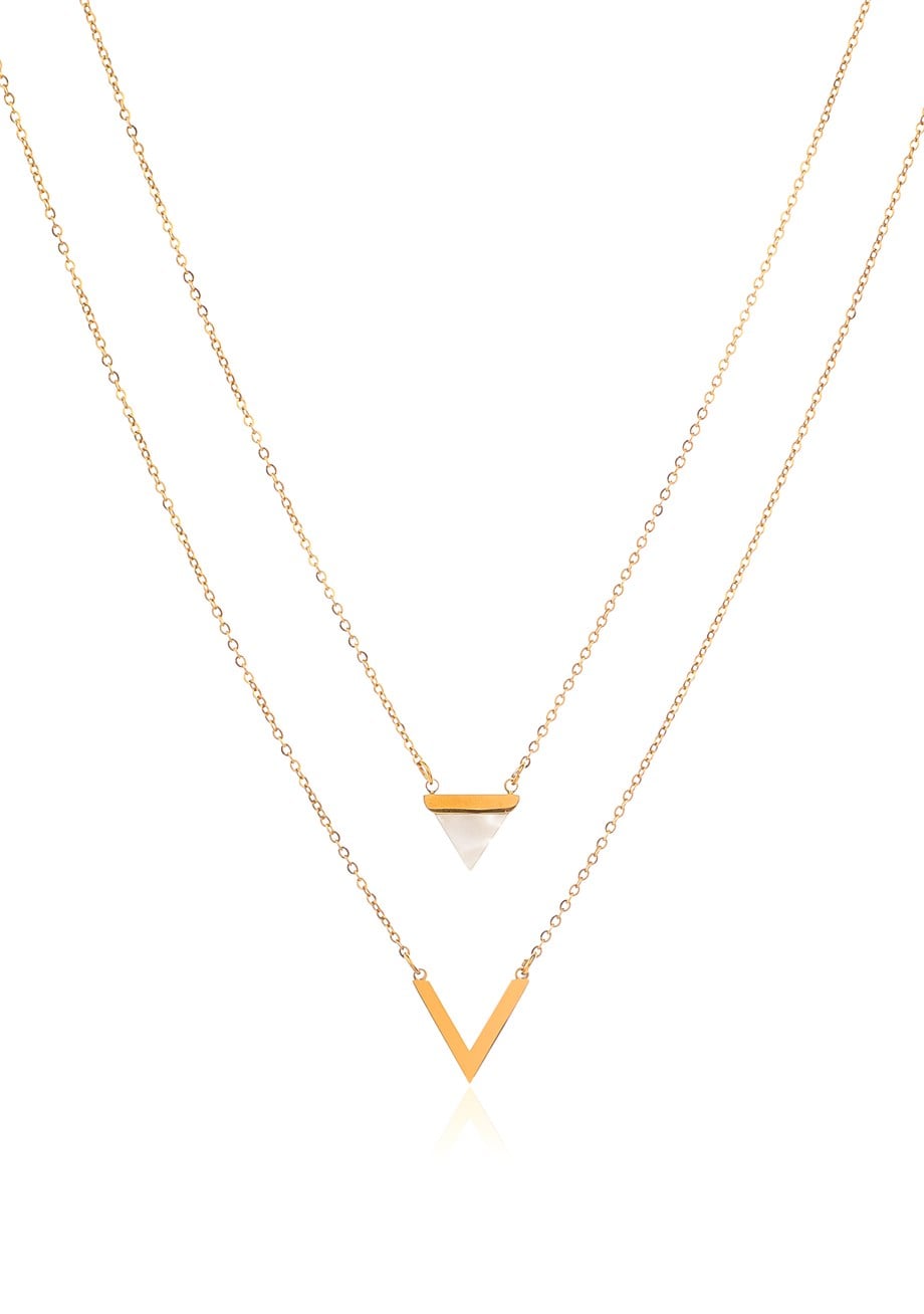 Triangle 2'li Kolye 