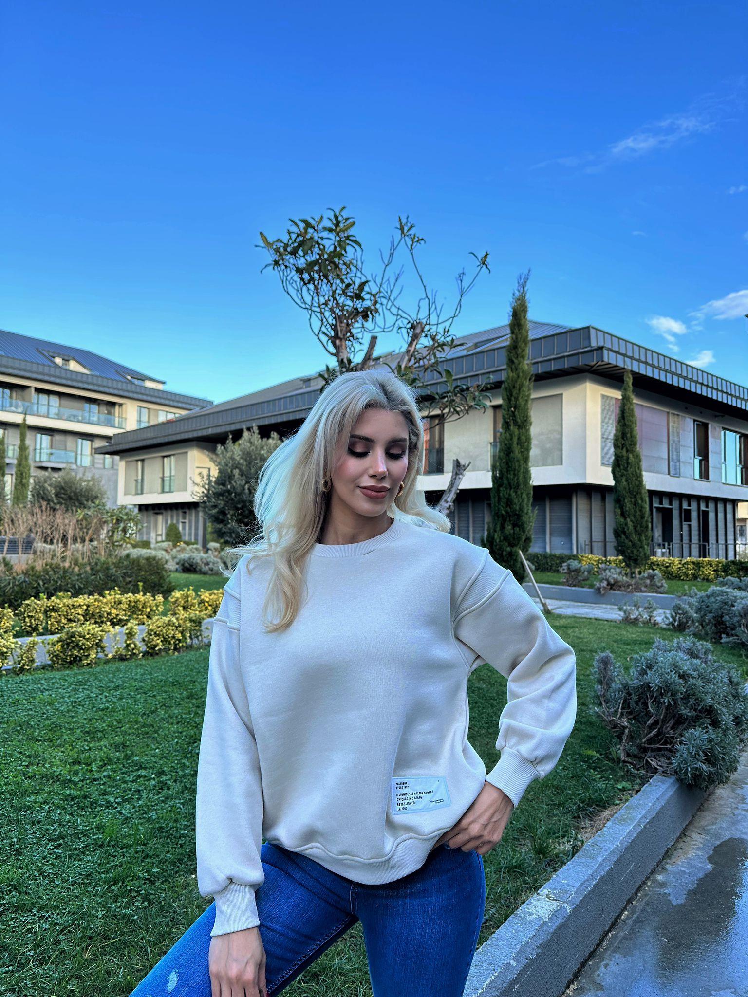 Arkası Fermuar Detay Sweat 1707582
