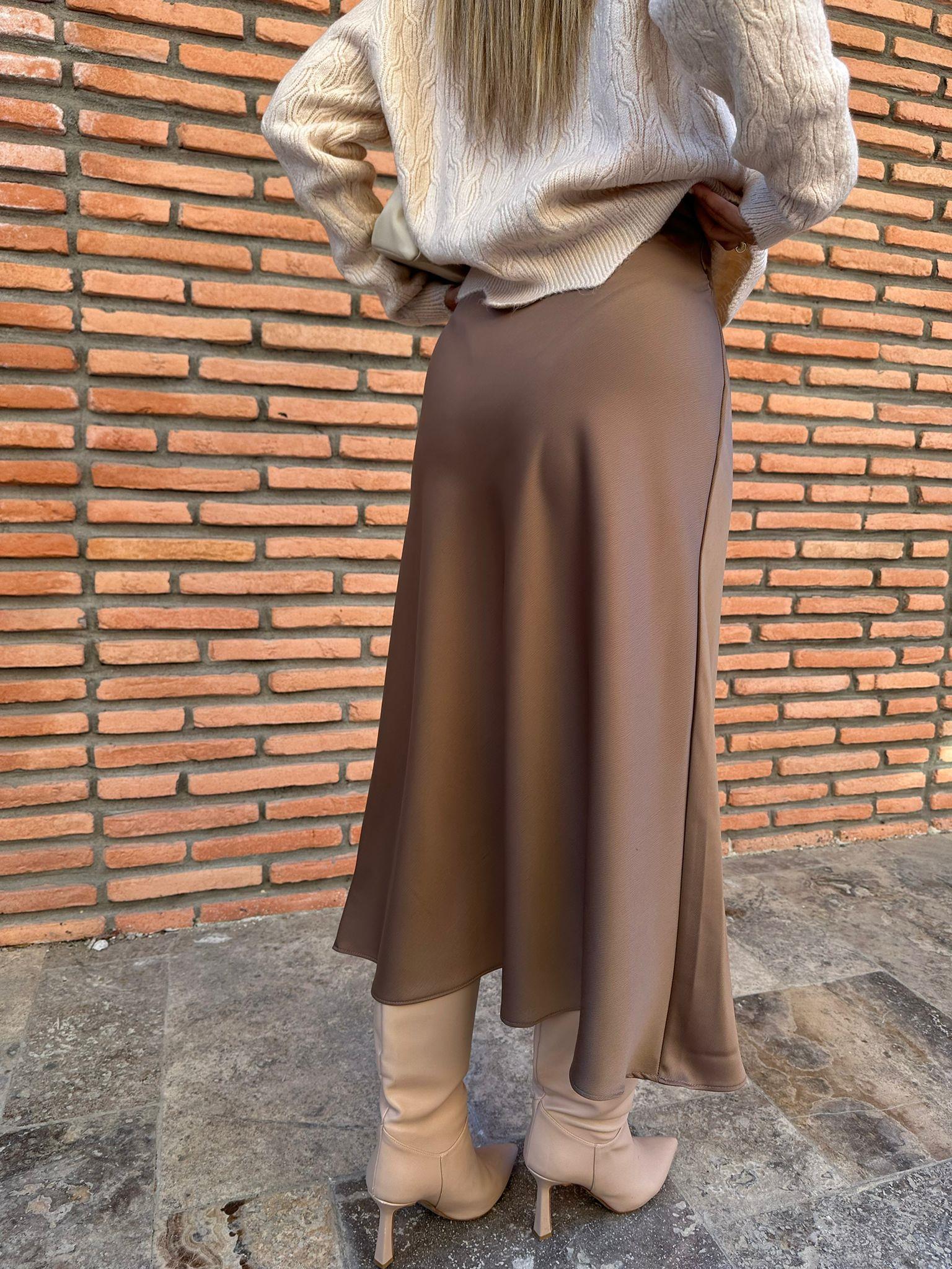 Beli Lastikli Vizon Saten Etek 070621215