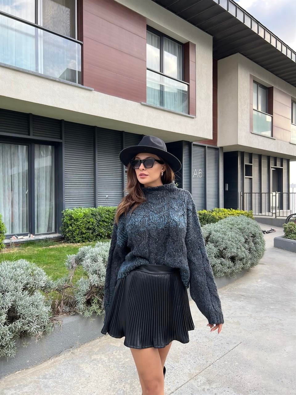 Bloom Füme Geçişli İthal Kazak