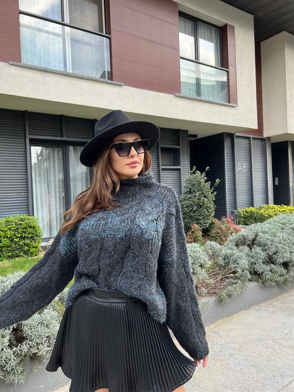 Bloom Füme Geçişli İthal Kazak