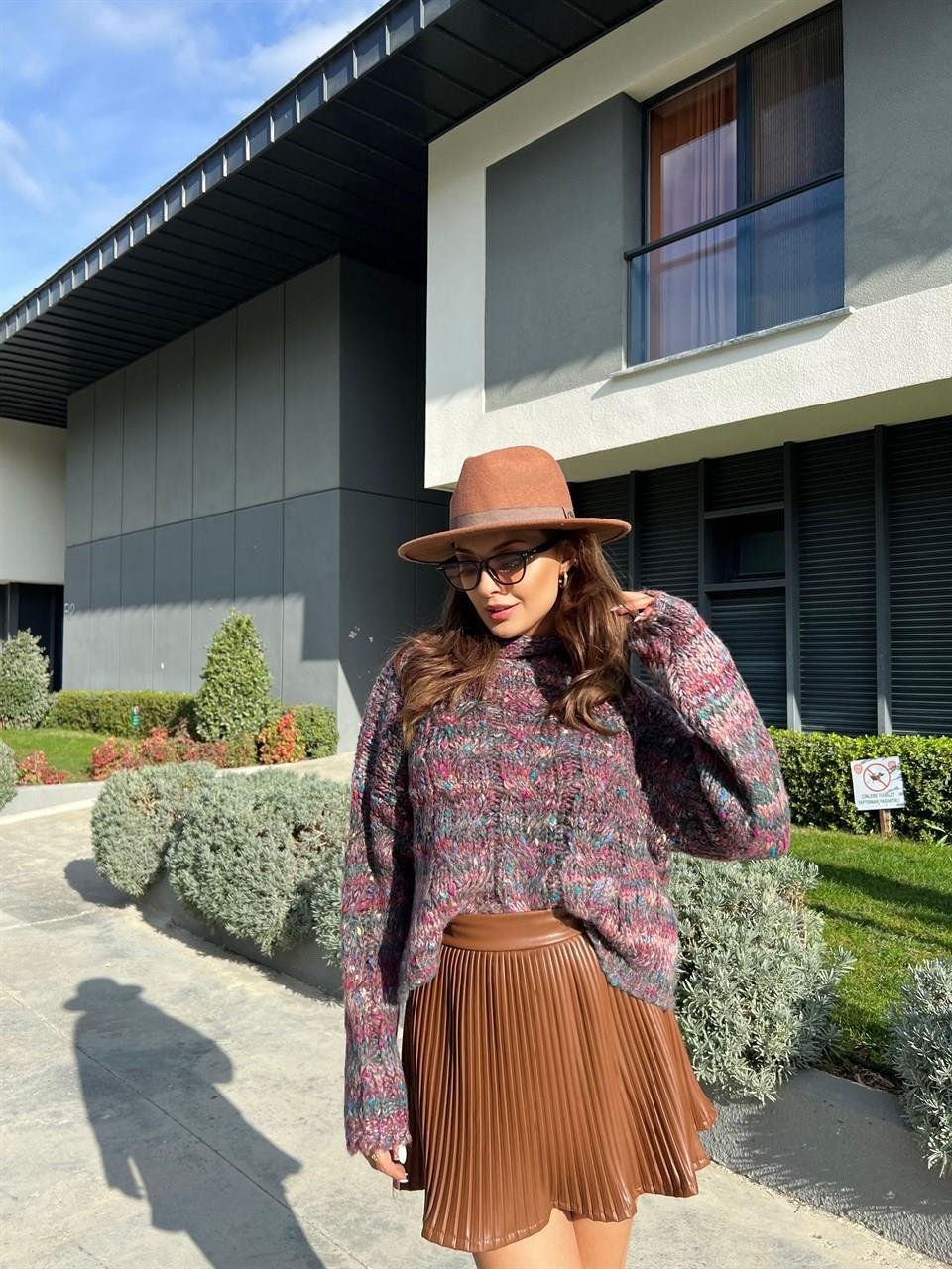 Bloom Renkli İthal Kazak