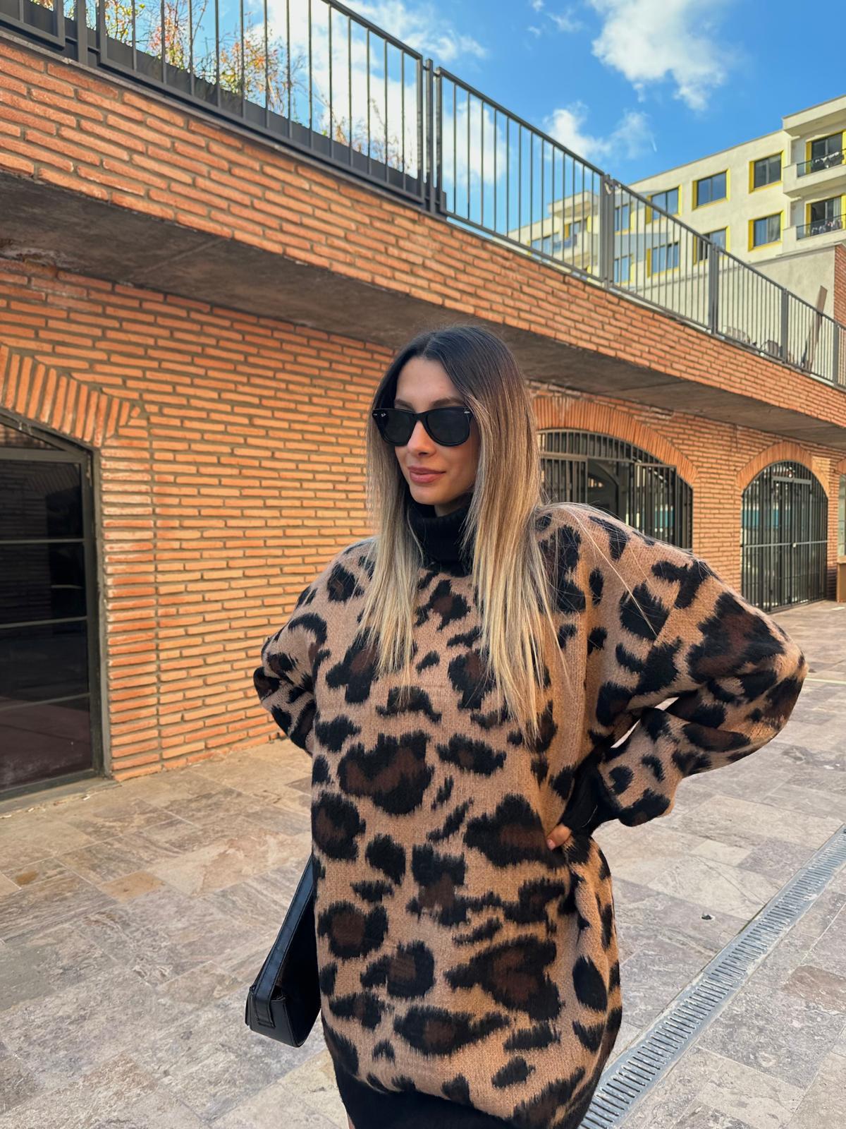 Boğazlı Leopar Uzun Kazak kzk20016rvd