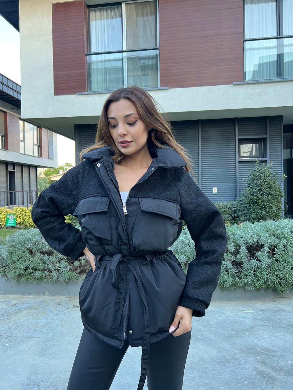Catalina Bel Lastikli Şişme Mont