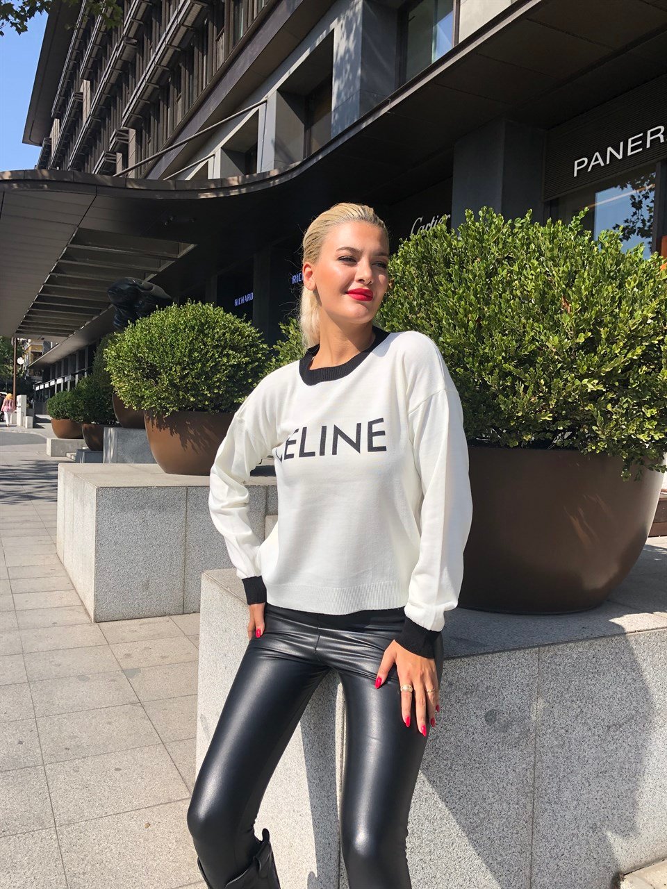 Celine Beyaz Triko