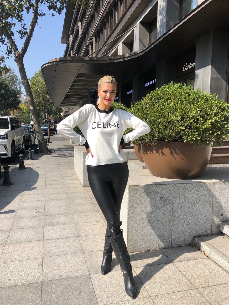 Celine Beyaz Triko