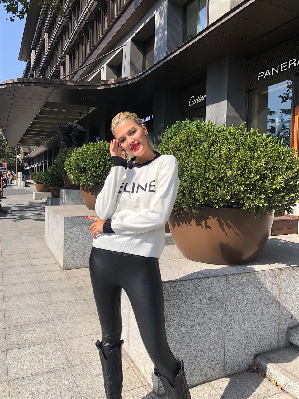 Celine Beyaz Triko