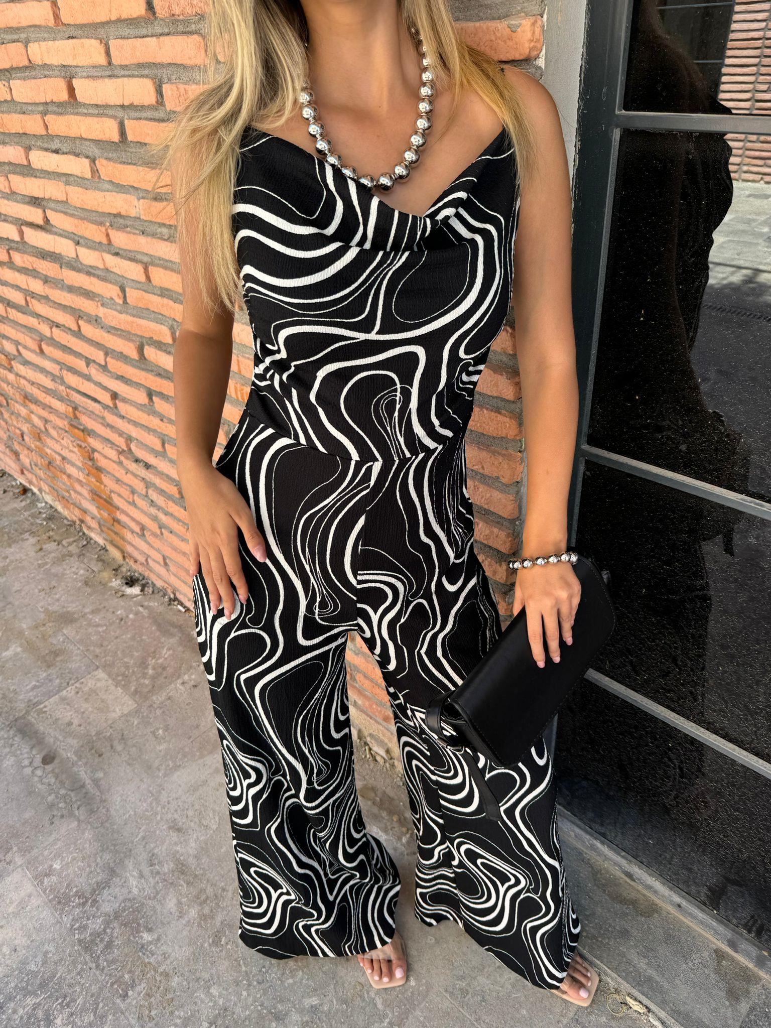 Degaje Yaka İp Askılı Tulum 07062199