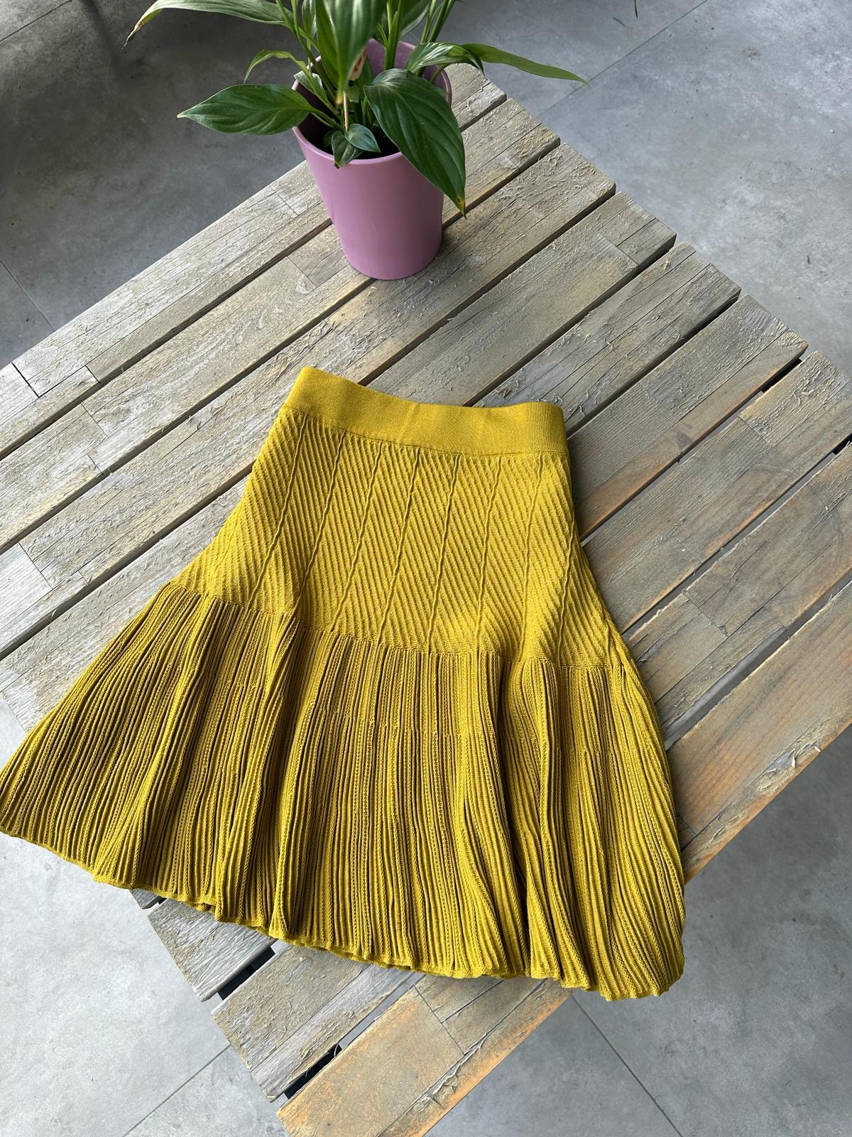 Godeli Bymn Model Yağ Yeşili Etek  1707486