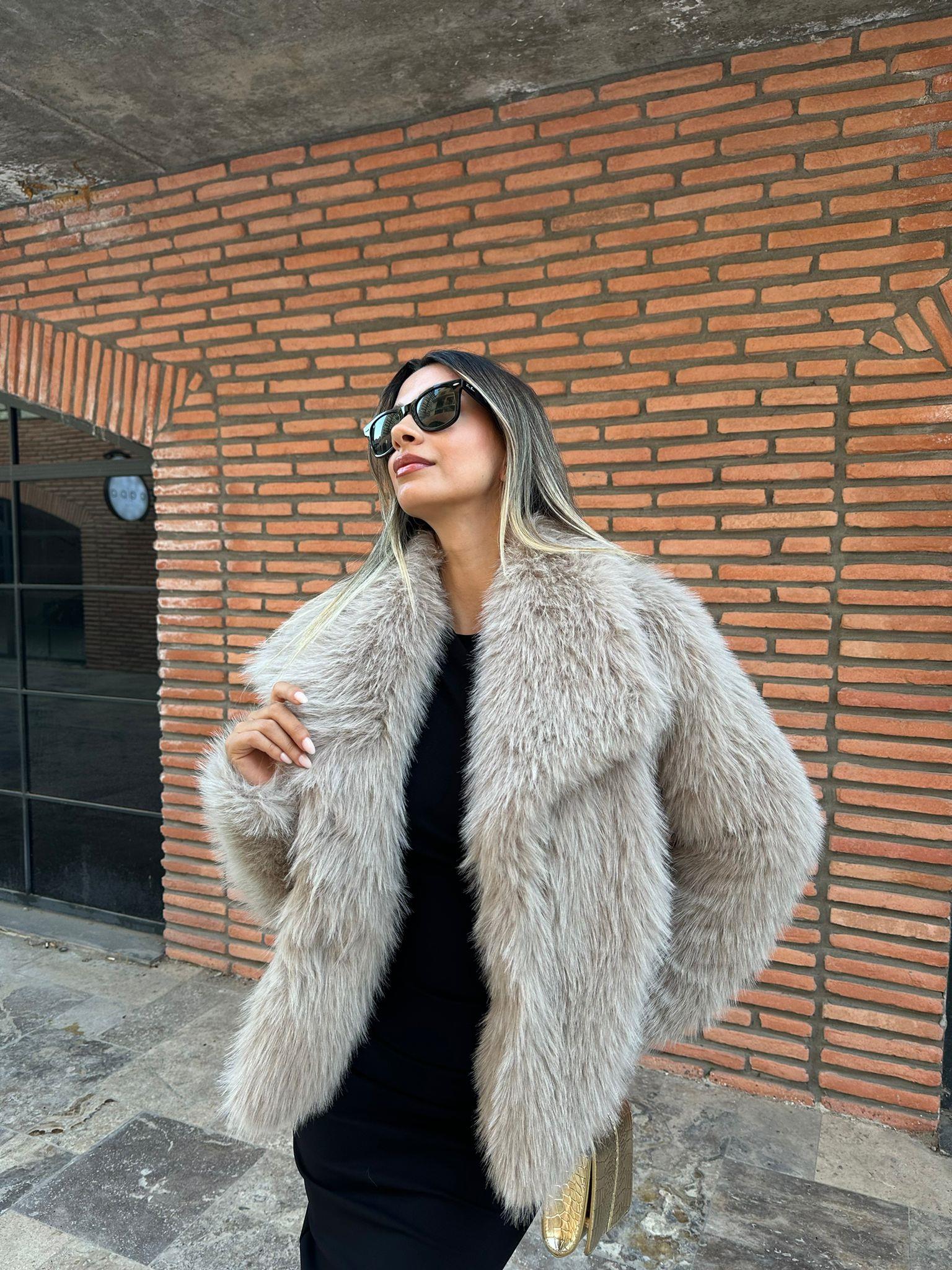 Hilda Zra Model Şal Yaka Taş Kürk 1707434