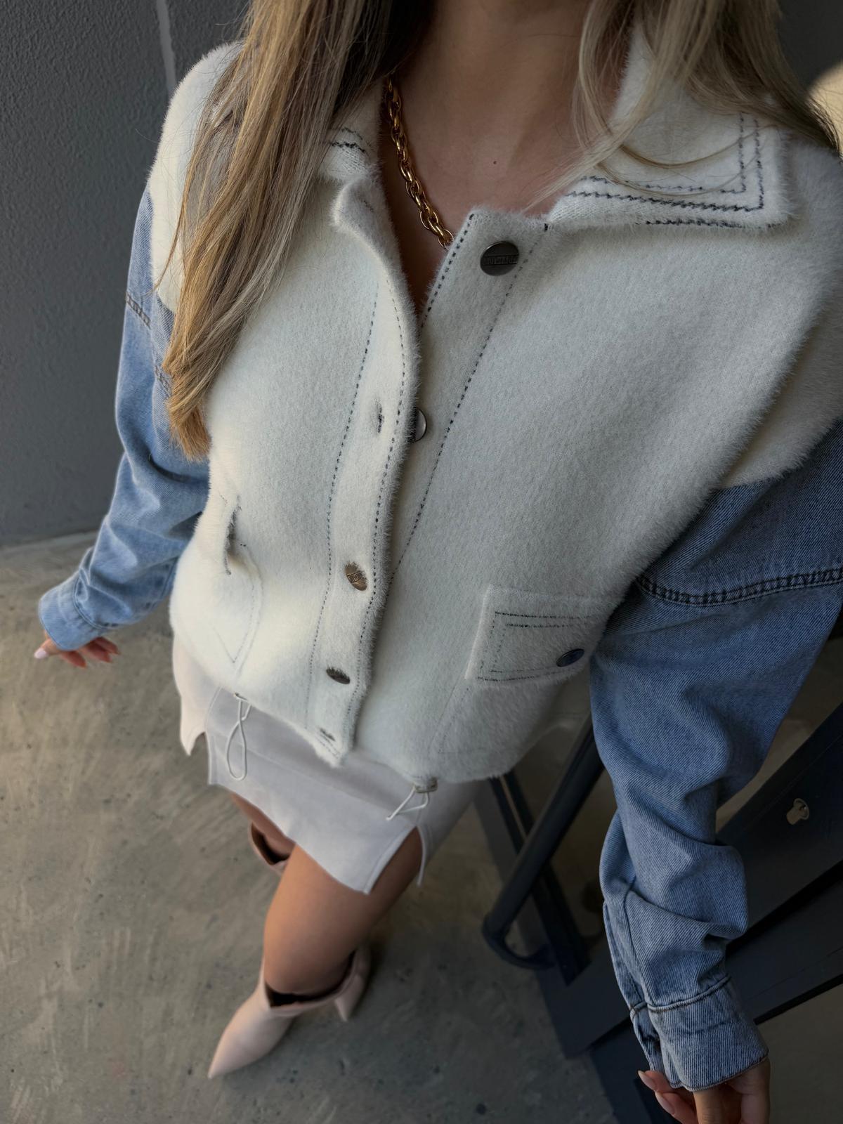 Jean Kollu İthal Soft Ceket kckt2147jij