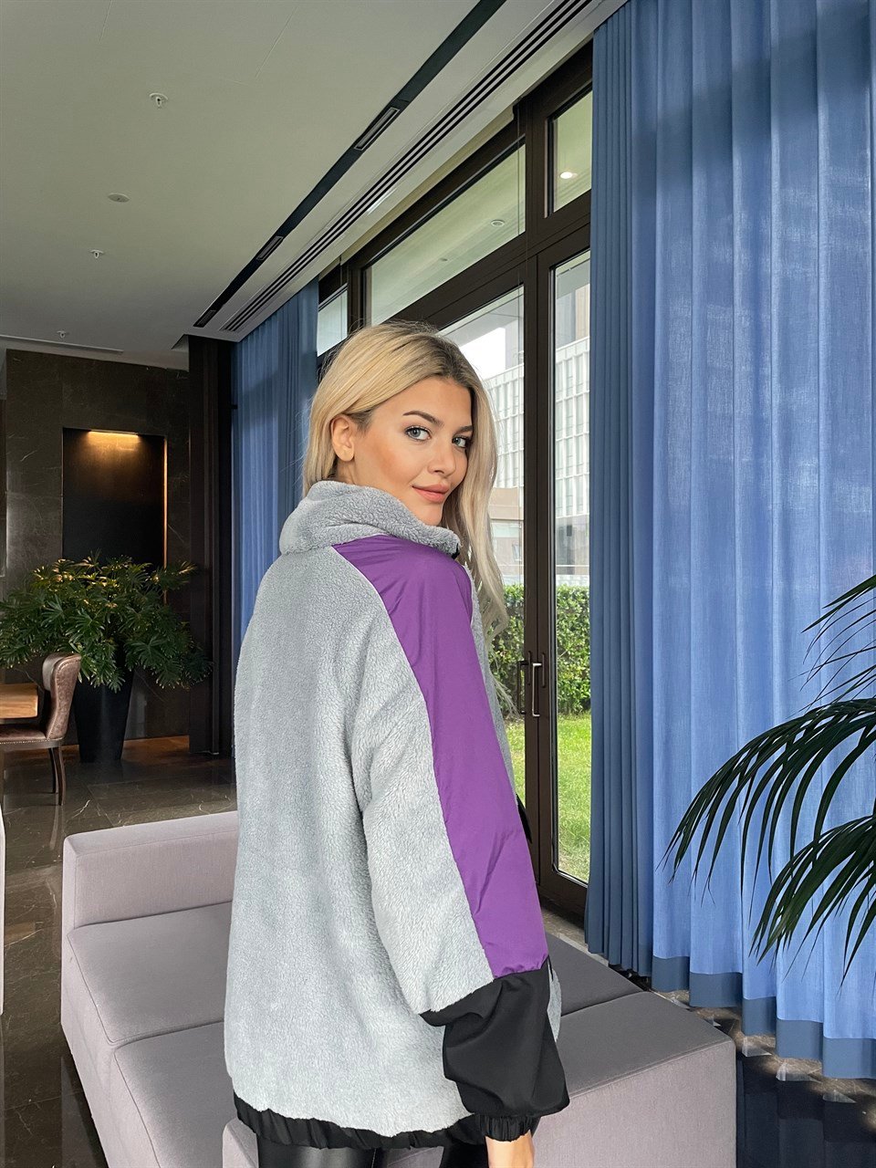 Kanguru Cep Peluş Sweat