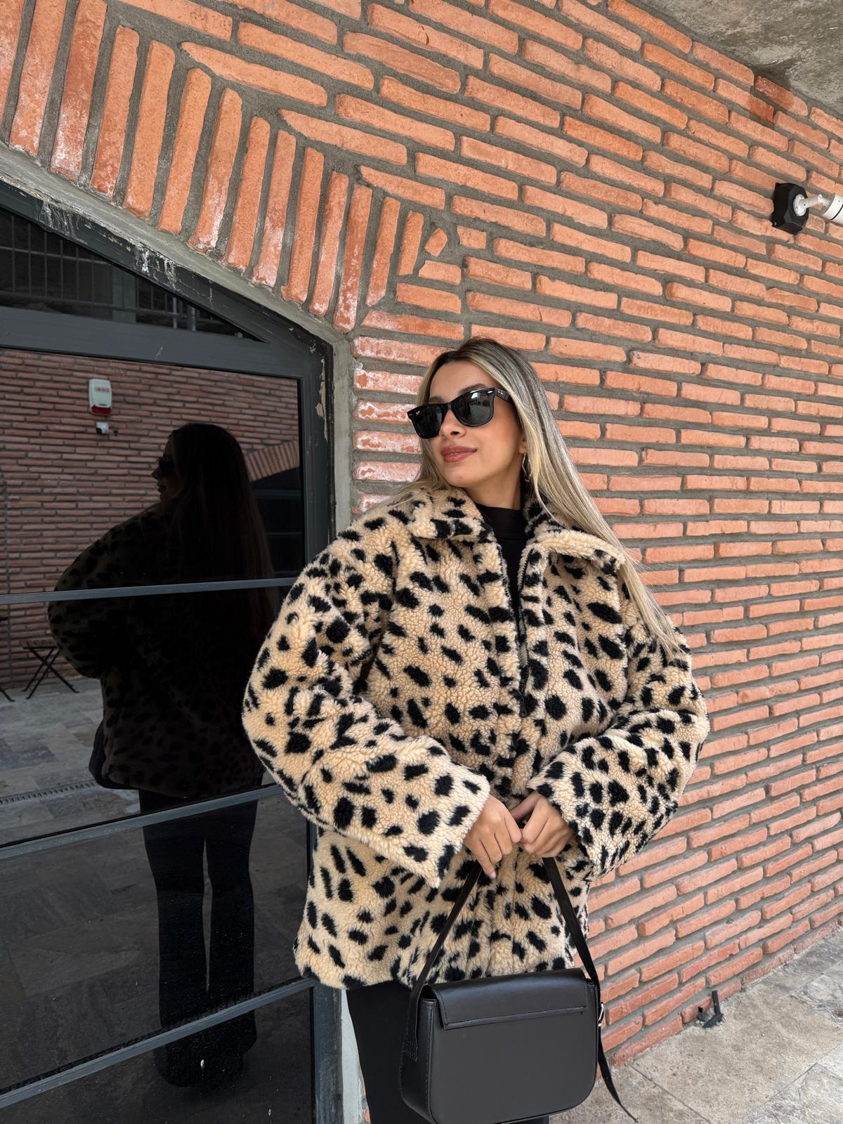 Kanguru Cep Teddy Leopar Mont mnt2059sist