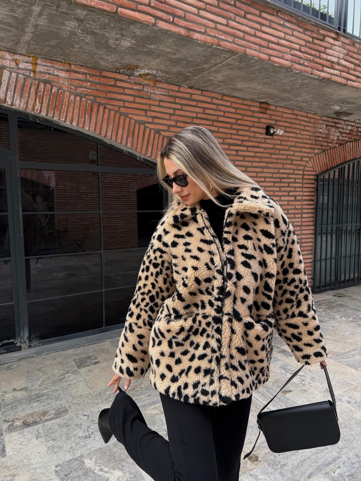 Kanguru Cep Teddy Leopar Mont mnt2059sist