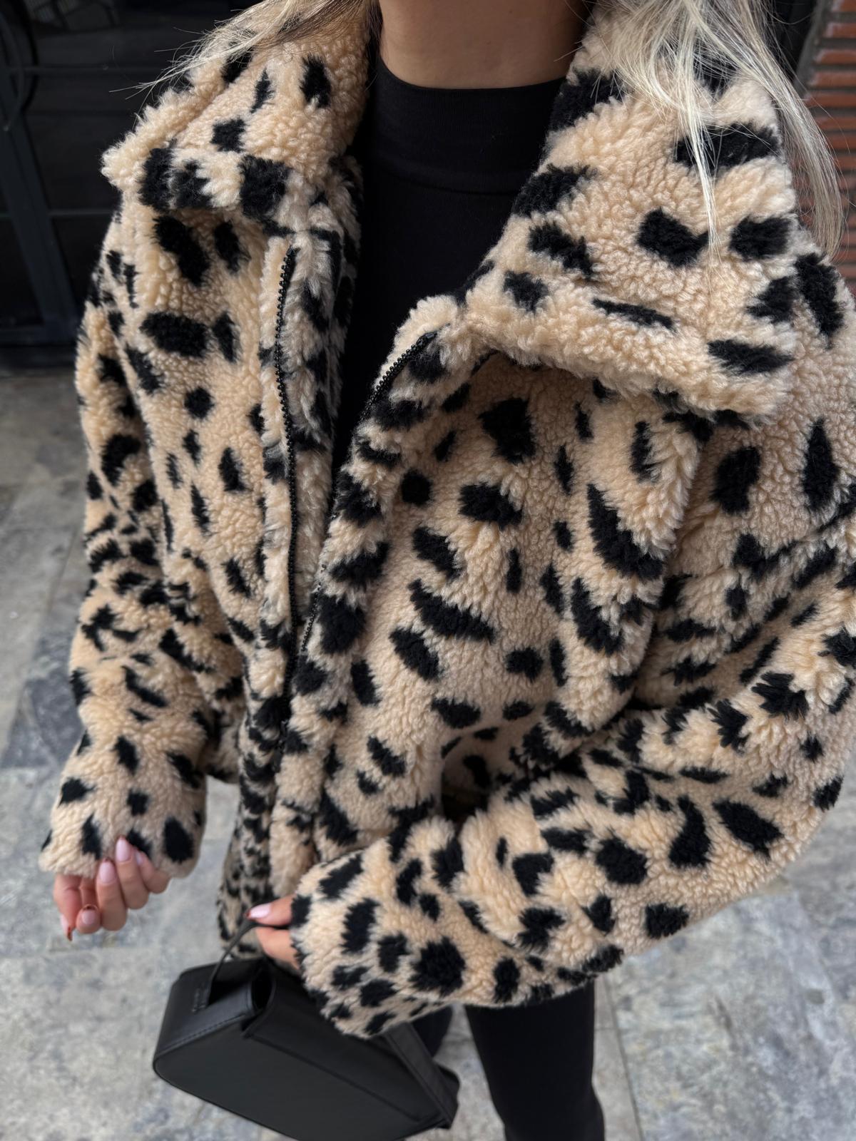 Kanguru Cep Teddy Leopar Mont mnt2059sist