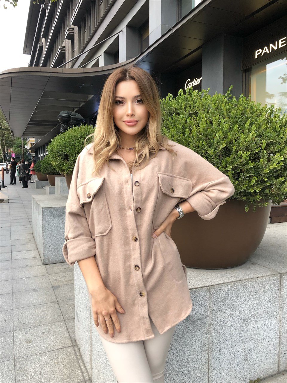KAŞE GÖMLEK YAKA CEKET