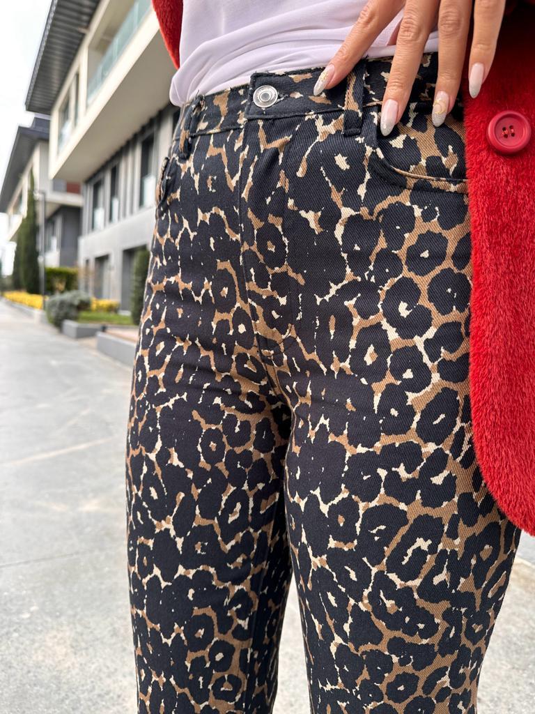 Leopar Desen Gap Pantolon 1707533