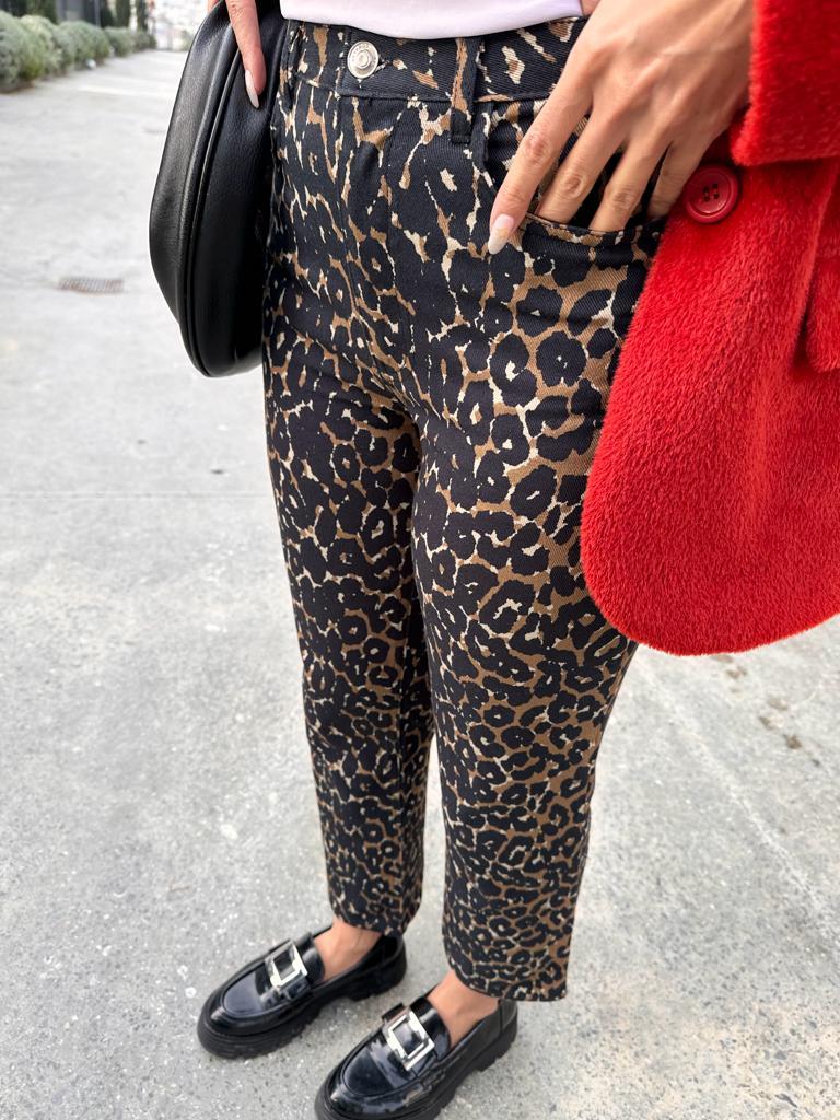Leopar Desen Gap Pantolon 1707533