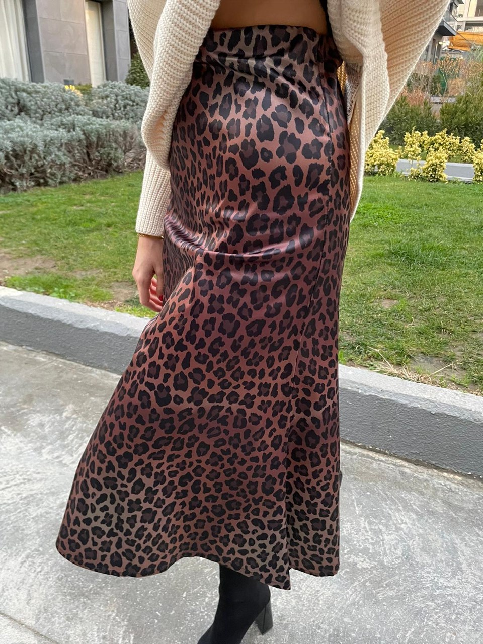 Leopar Saten Etek 3986