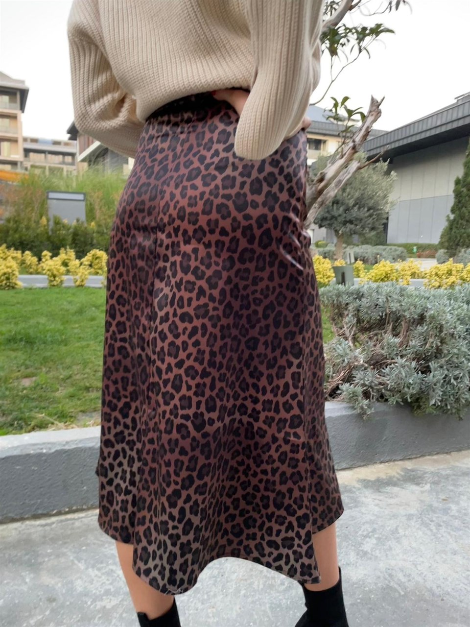 Leopar Saten Etek 3986