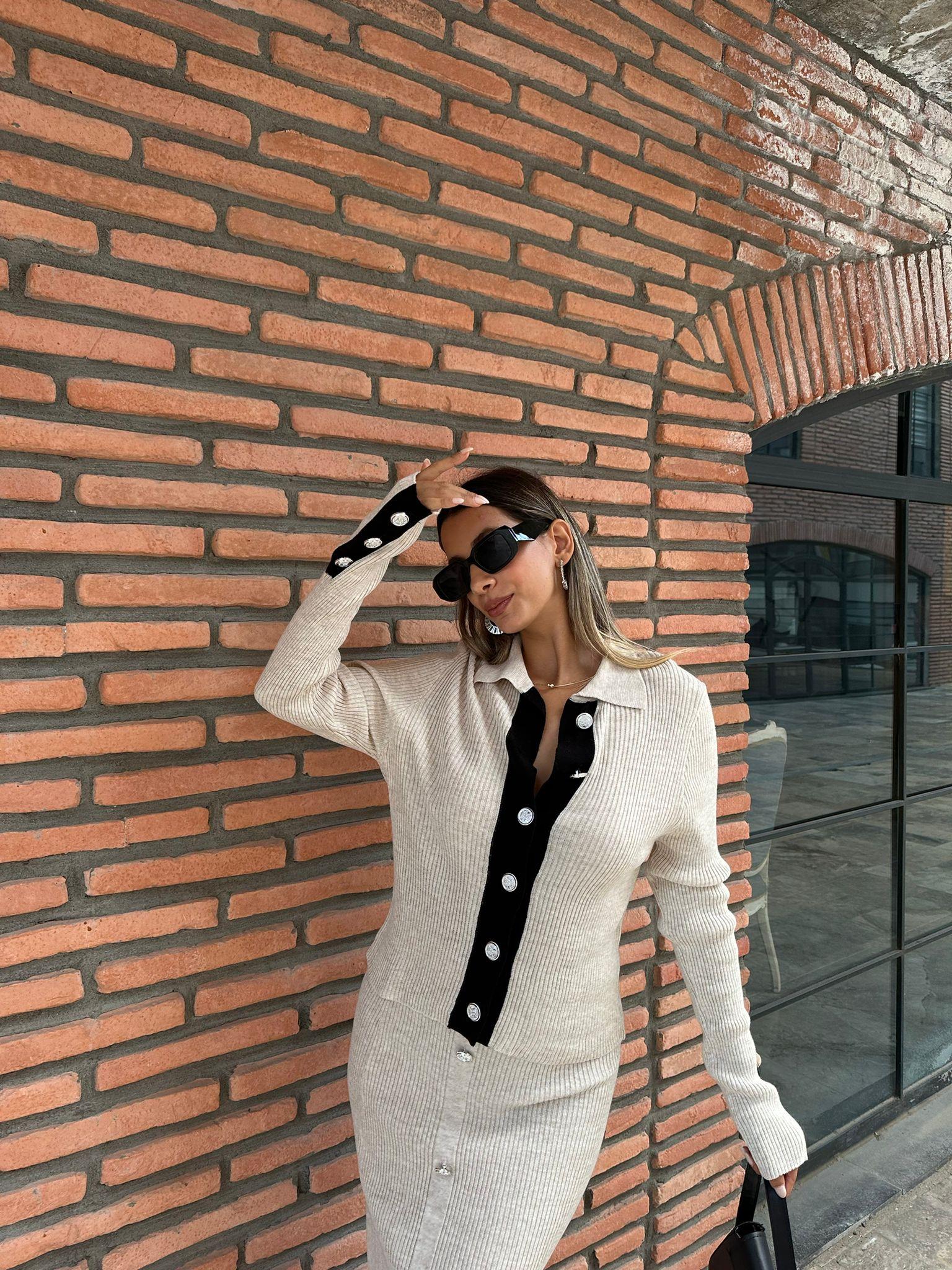 Lina Taş Etekli Triko Takım 070621205