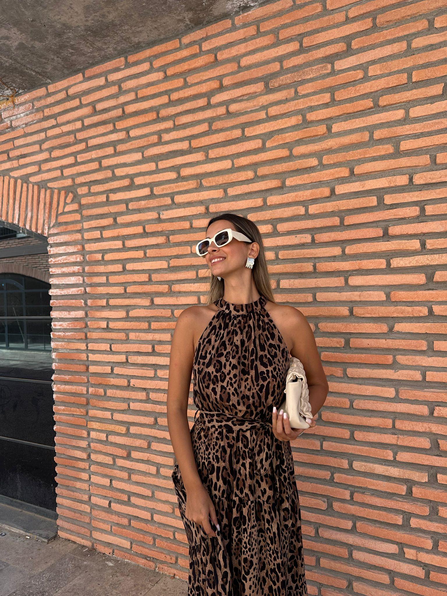 Lipa Leopar Desen Elbise  070621183
