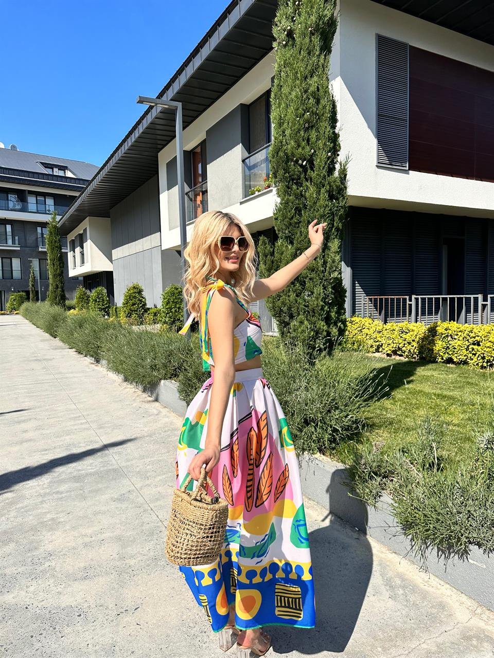 Lolita Çok Renkli Etekli Takım 0806267