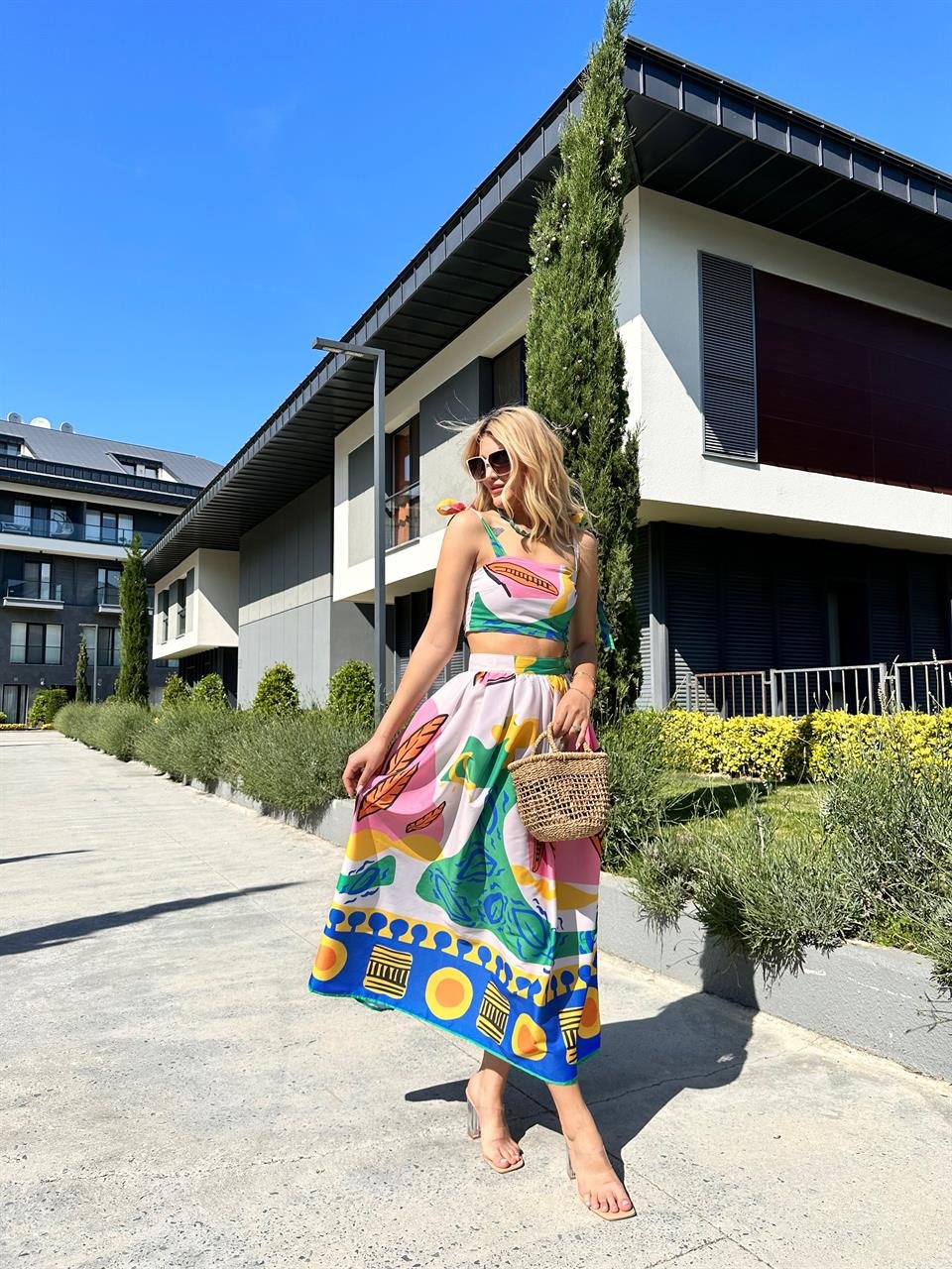 Lolita Çok Renkli Etekli Takım 0806267