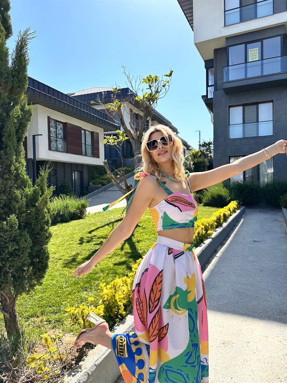 Lolita Çok Renkli Etekli Takım 0806267