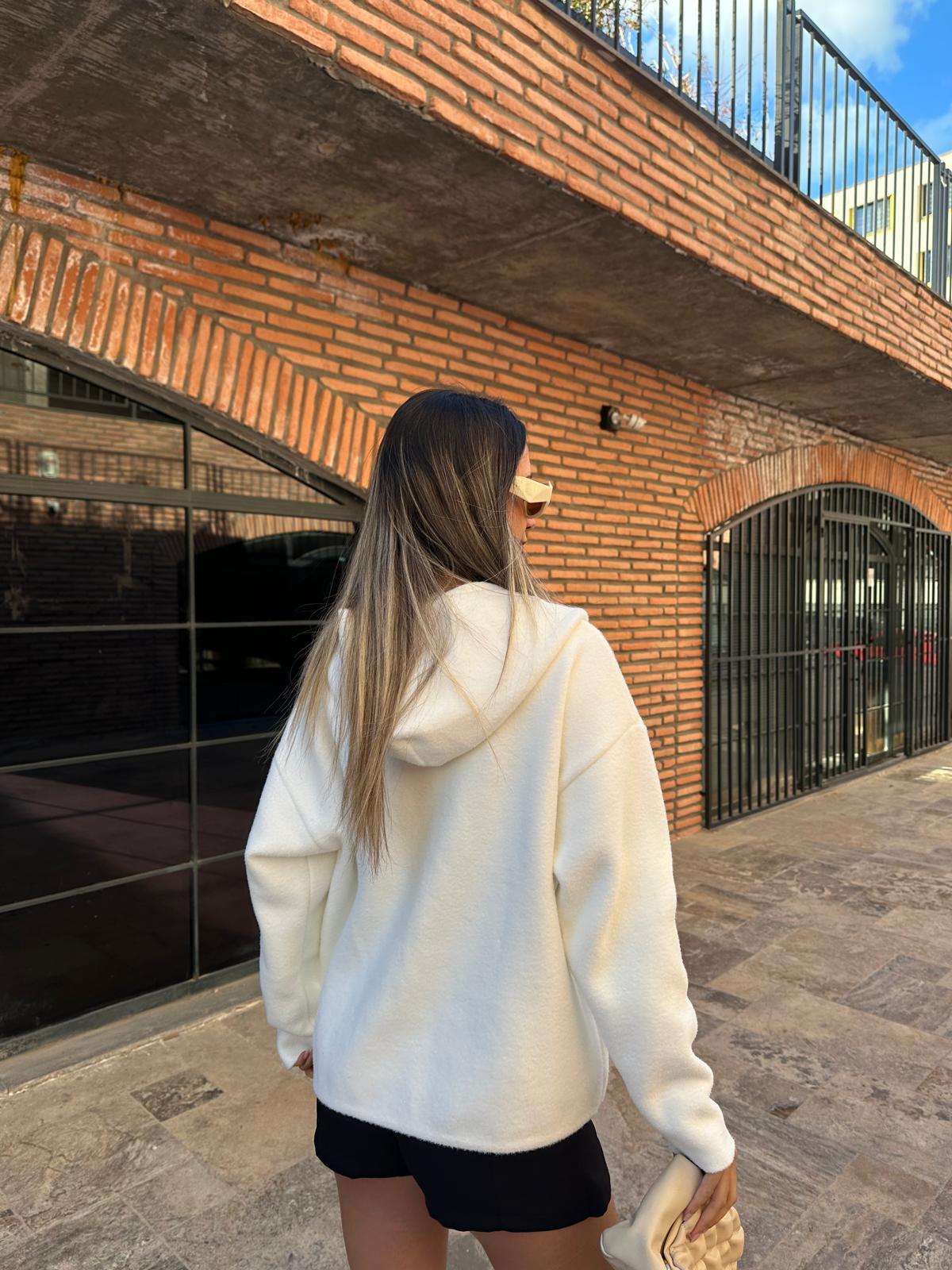 Lovely İnci Düğmeli Soft Hırka Beyaz hrk2021rvd