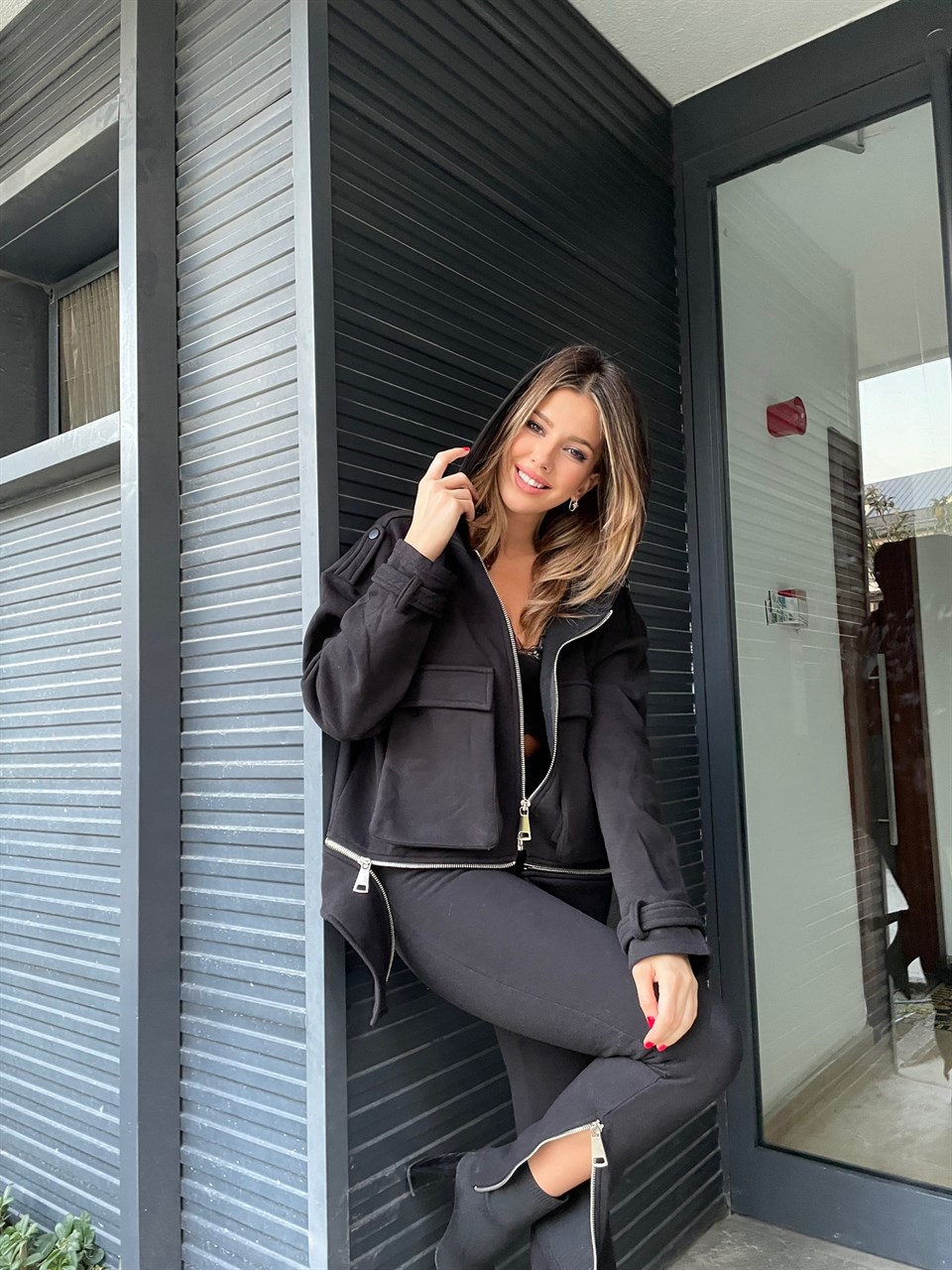 Ludy Fermuarlı Tasarım Spor Takım 1778