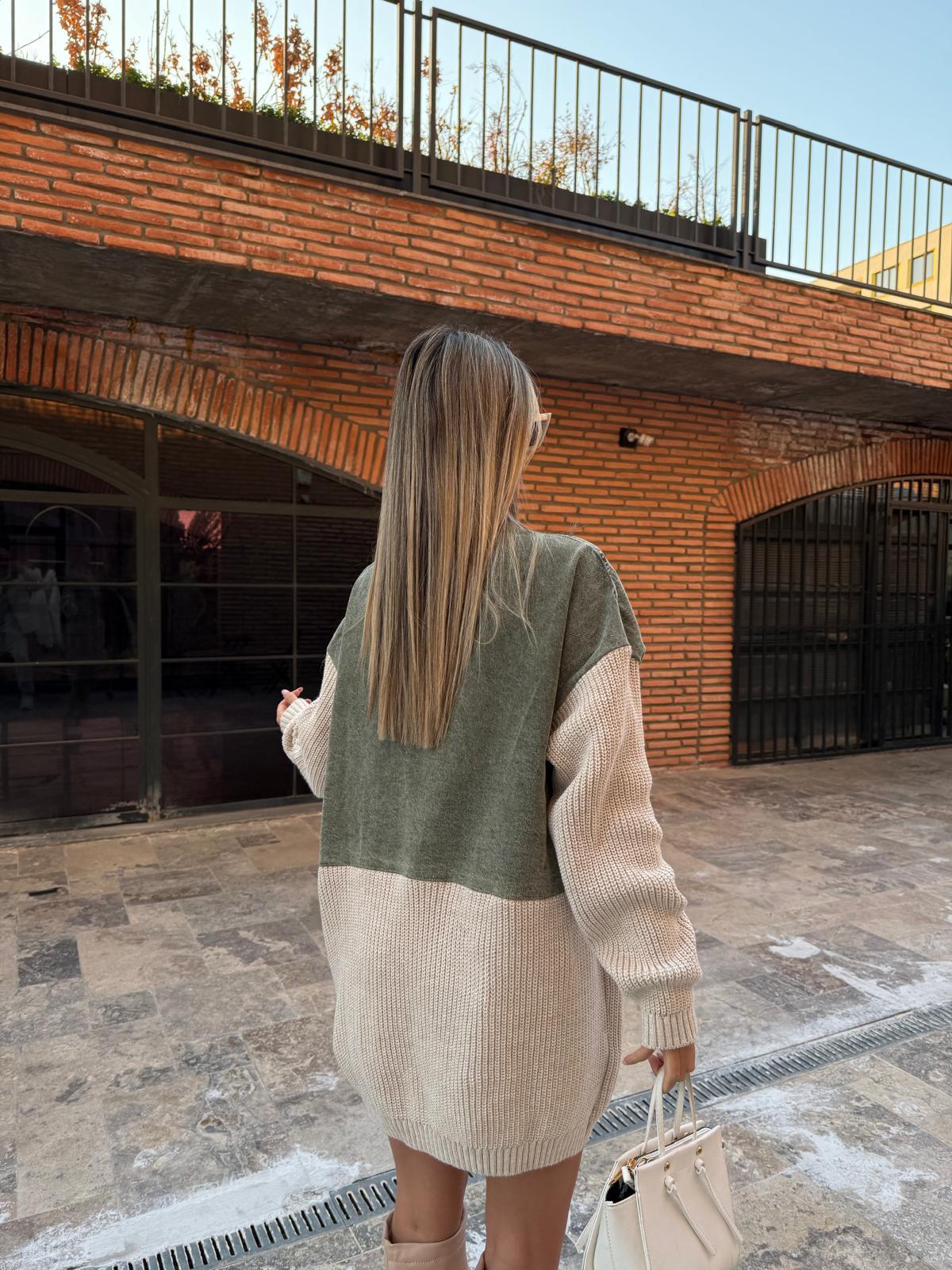 Marka Model Trikomix Jean Detay Hırka Yıkamalı Yeşil  hrk1044rvd