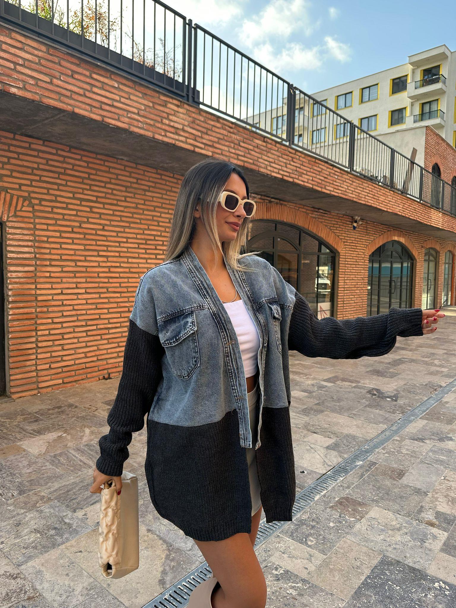 Marka Model Trikomix Jean Detay Hırka Antrasit hrk1044rvd